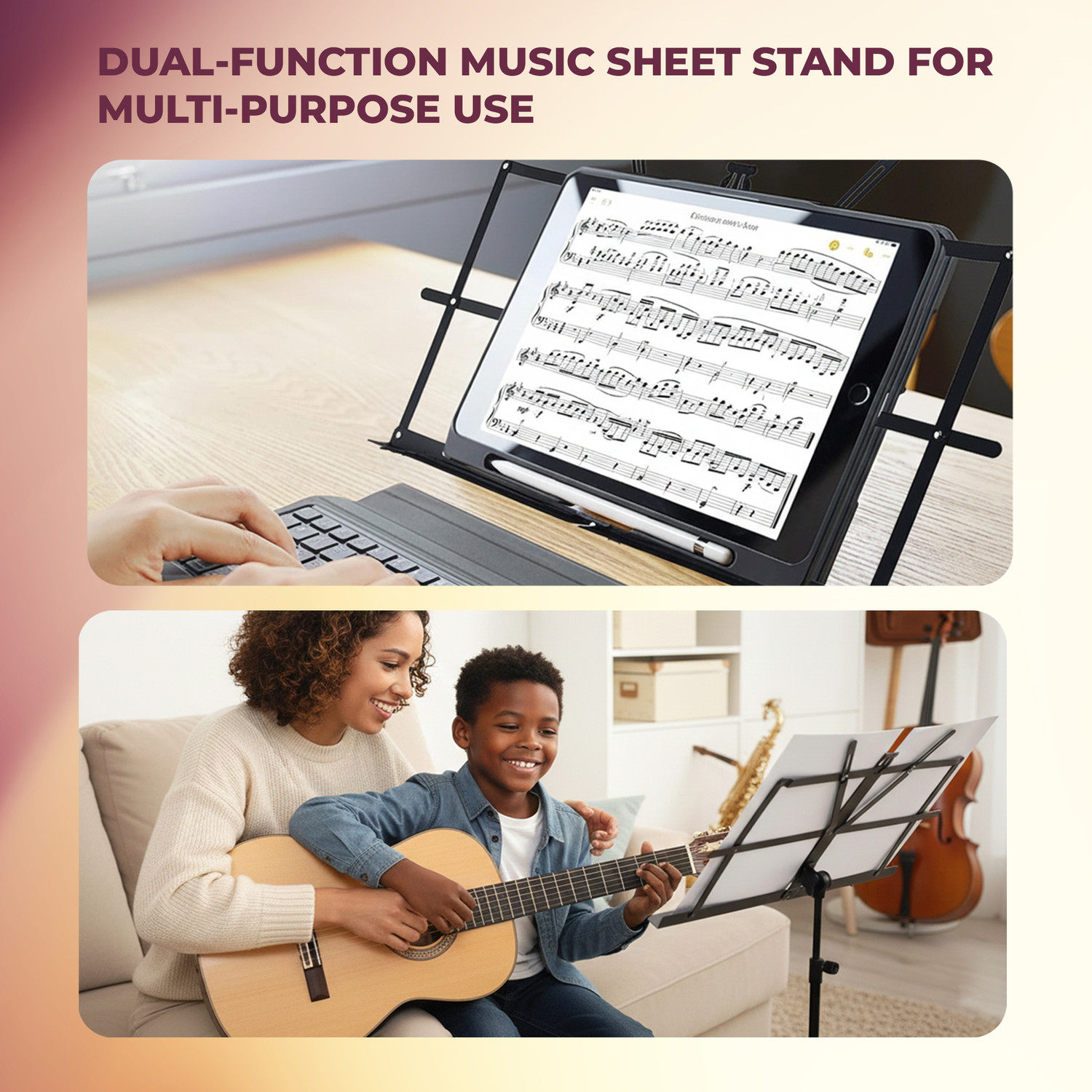 Image of Arctic AR-NSB-01 | Adjustable Orchestra Lyrics & Notation Stand
