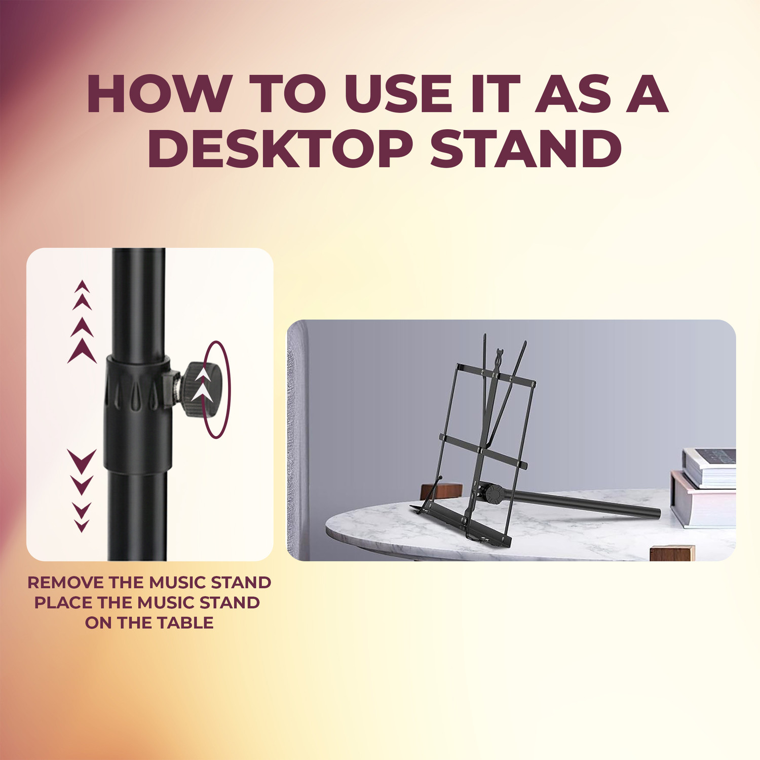 Image of Arctic AR-NSB-01 | Adjustable Orchestra Lyrics & Notation Stand