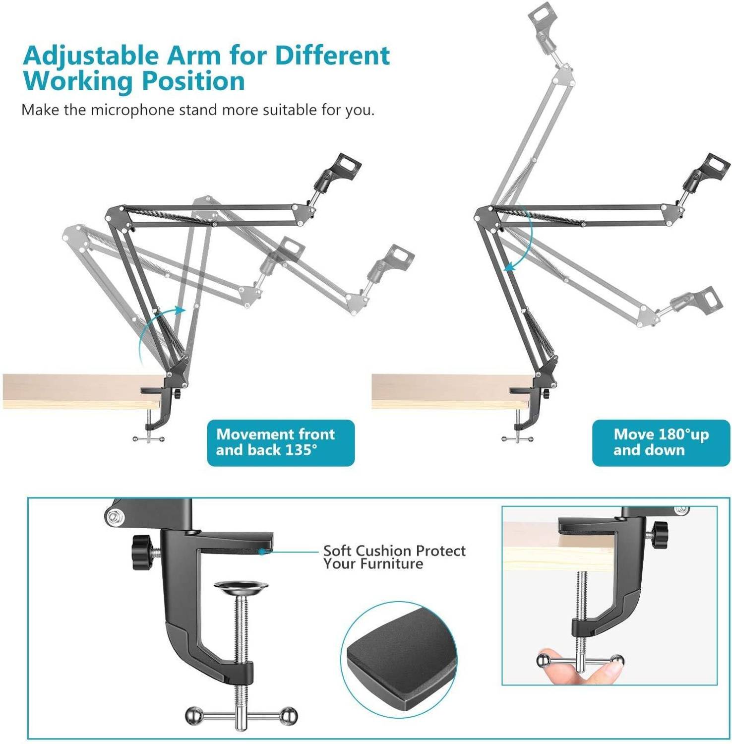 amg digital NB-35 Microphone Stand - Image 3
