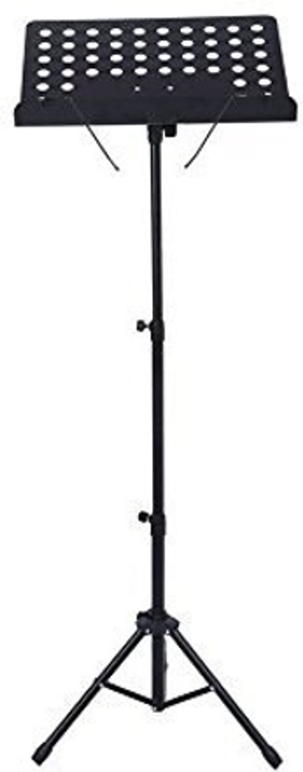 Image of KADENCE Music Stand, Height & Angle Adjustable Orchestral Stand Conductor and Notation Sheet Music Stand