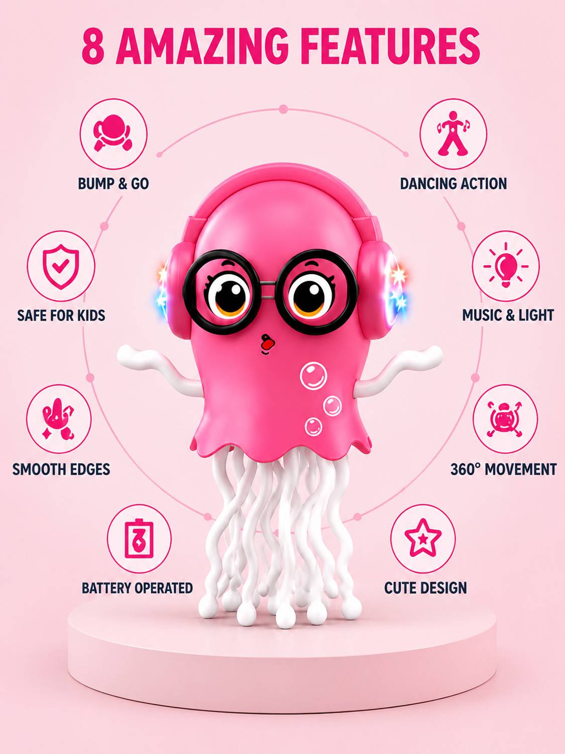 SKITISK Pink JellyFish - Image 2