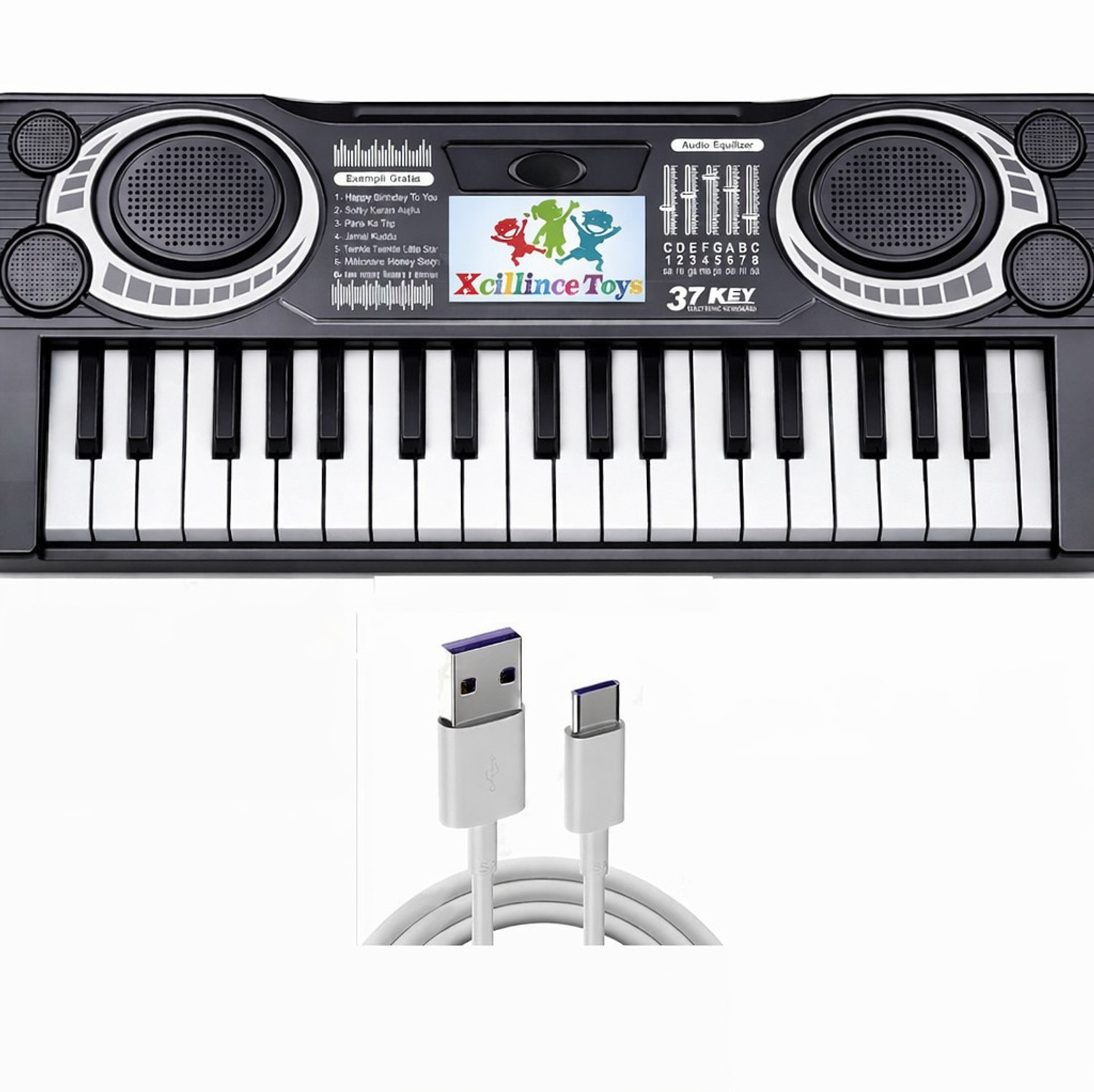 Image of Xcillince Toys Piano Keyboard Toy for Kids with Music Modes, Demo Tunes