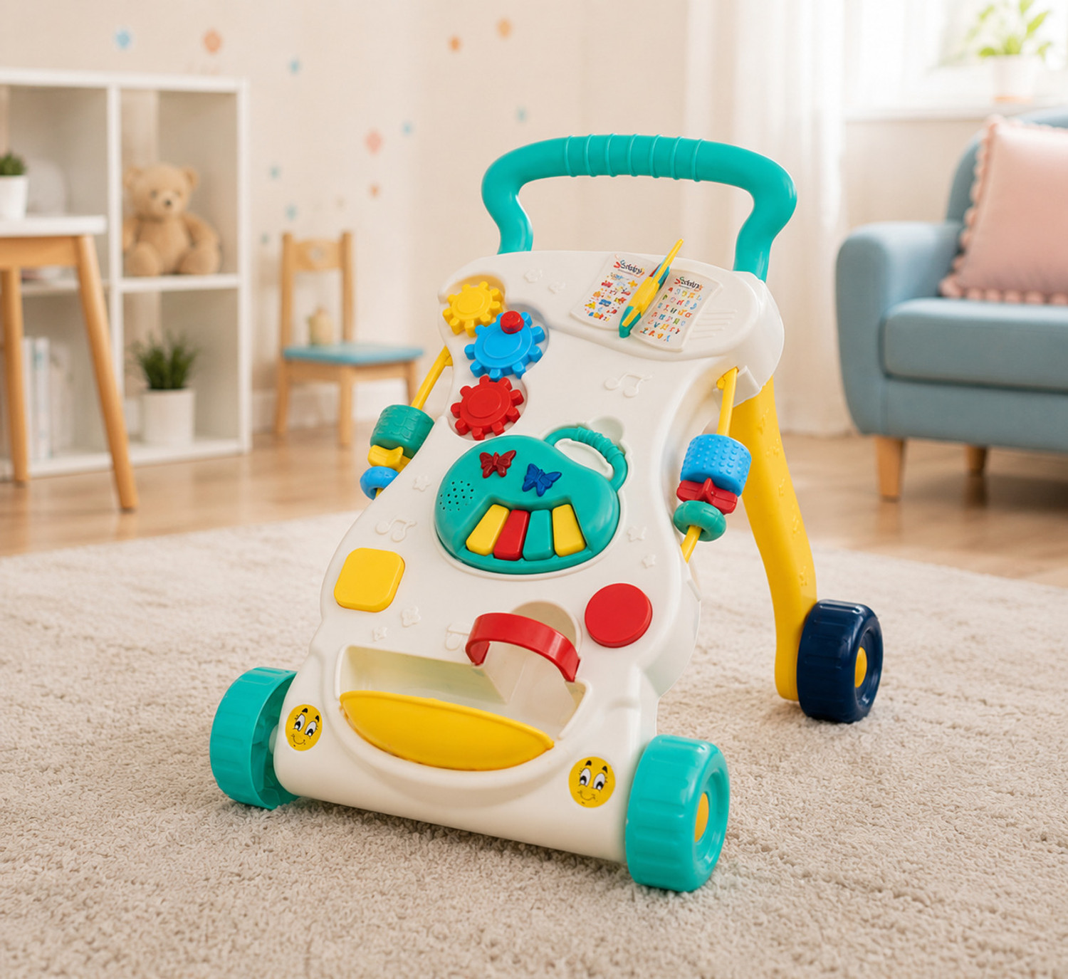 Image of baby tone Walkify Pro Activity Musical Walker, 6-18 months