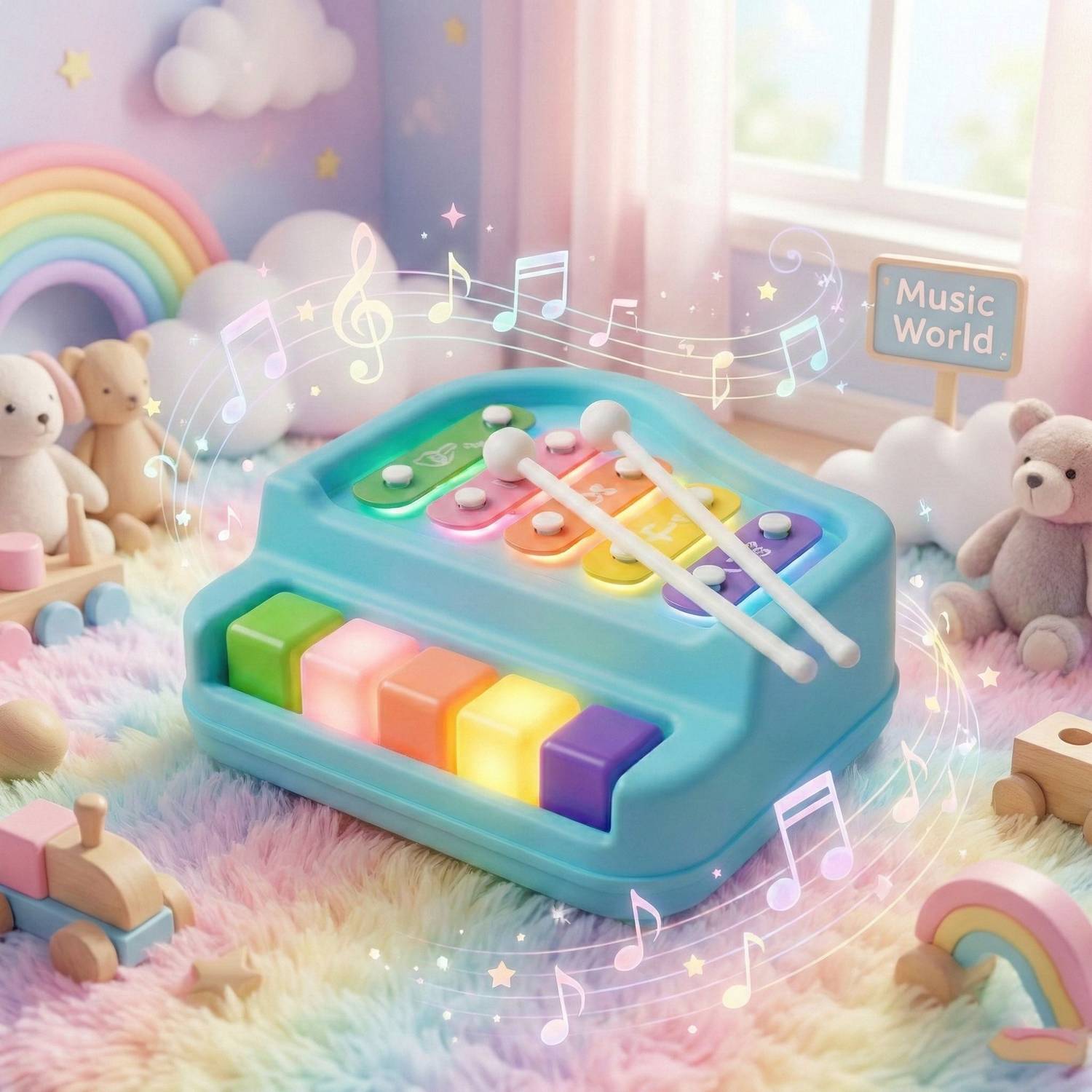SmartKids 2-in-1 Piano & Xylophone - Image 2