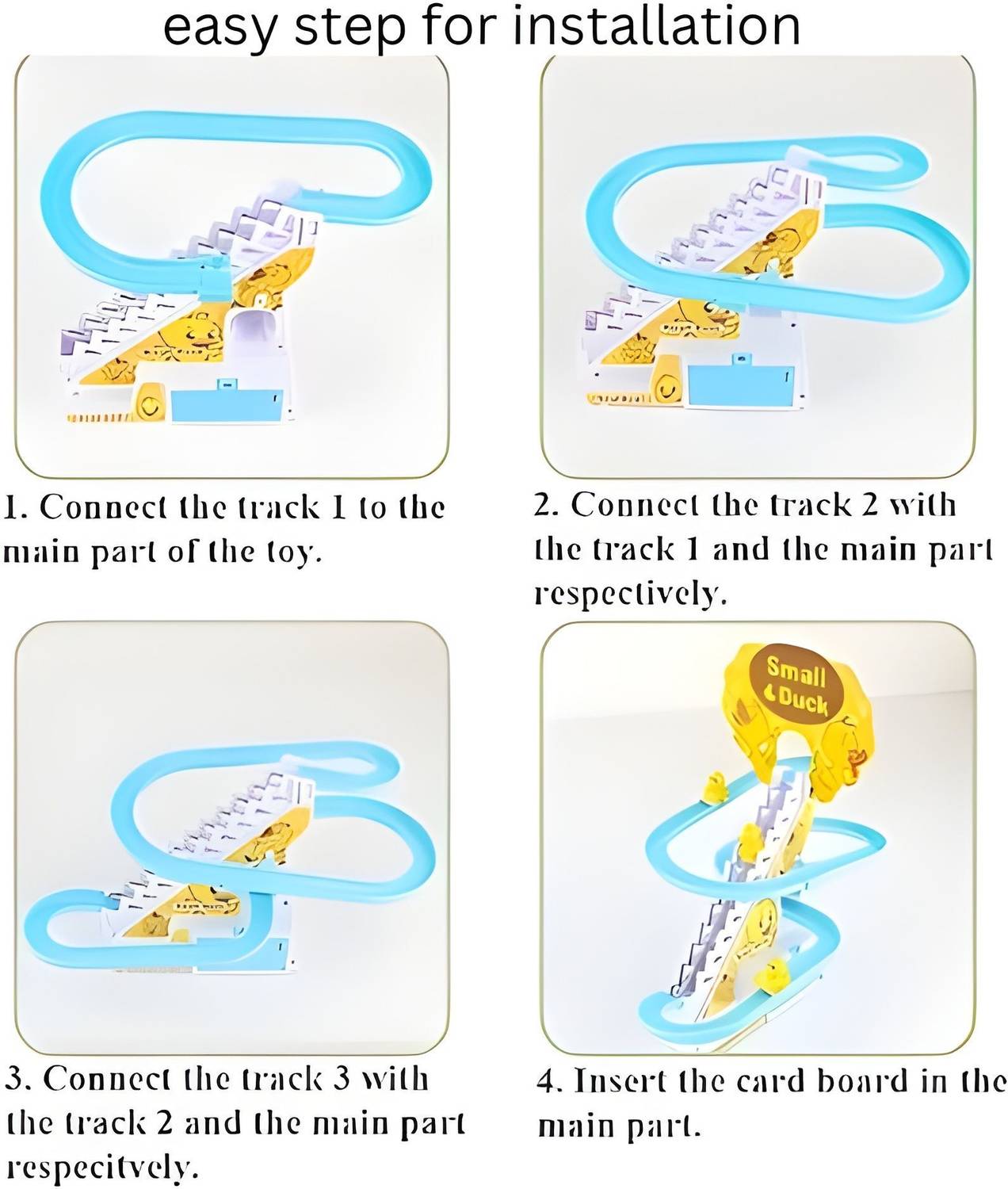Vally Small Duck Climbing Dancing Track Lights and Music Toy - Image 2