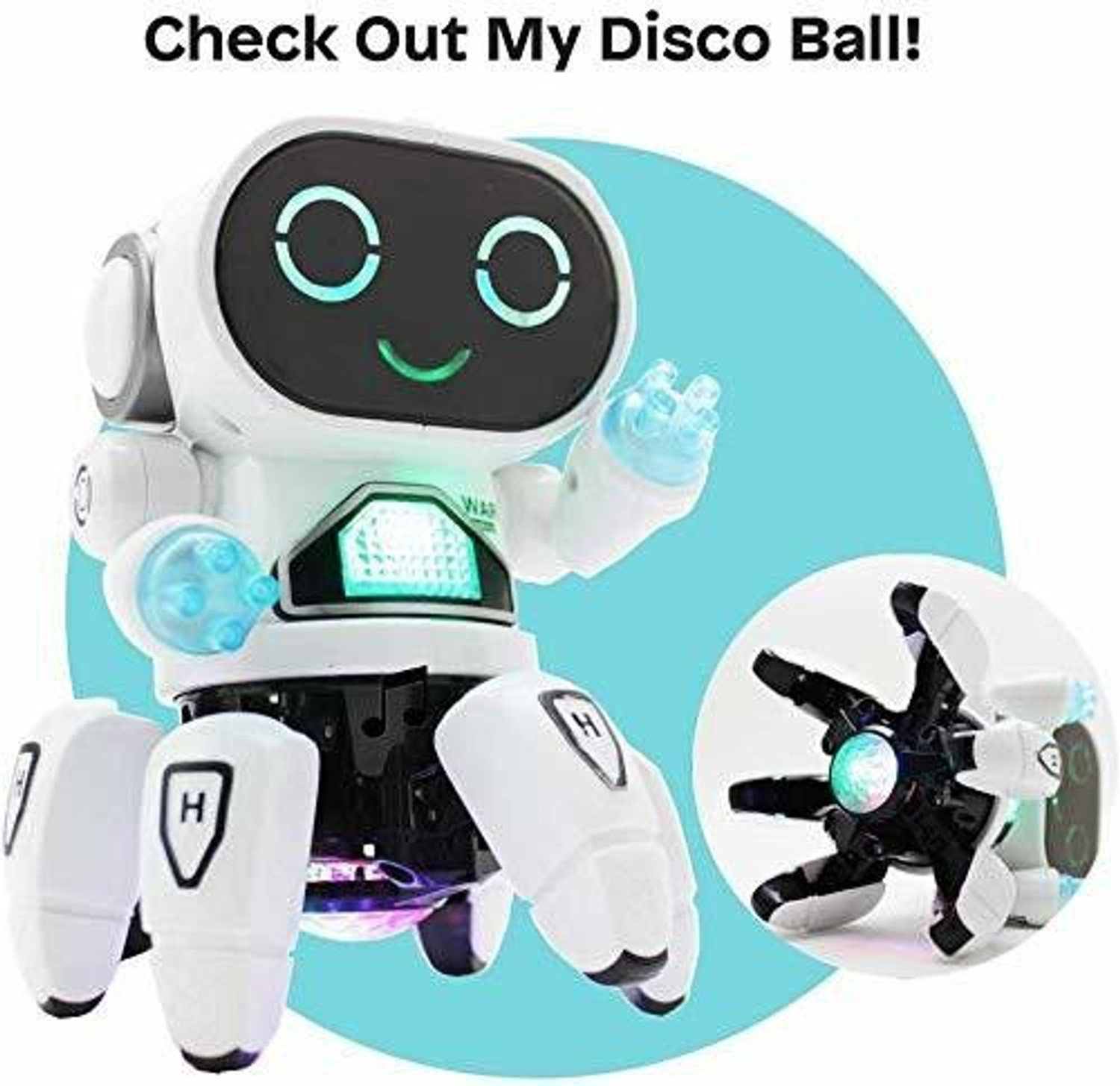 Image of Goyal's Octopus Style Dancing Bot Robot, Colorful Lights & Music, All Direction Movement