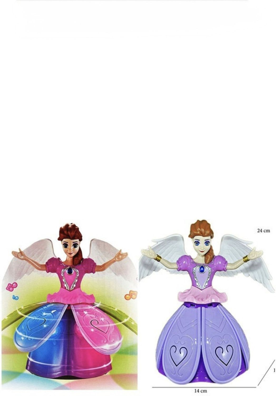 Image of Angel Dancing Doll With Light and music Dancing Rotating musical doll toy for kids