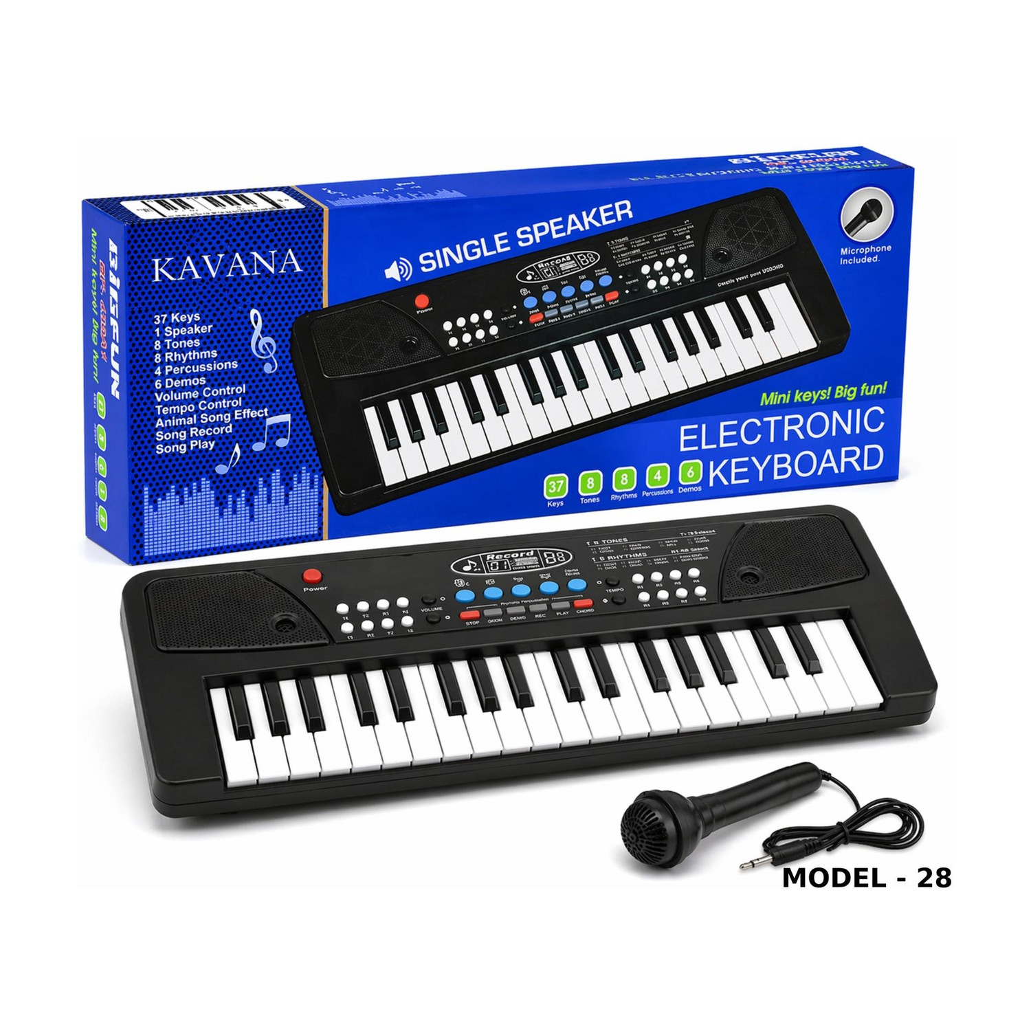 Image of KAVANA 37Keys Digital Music Electronic Keyboard Kids B5