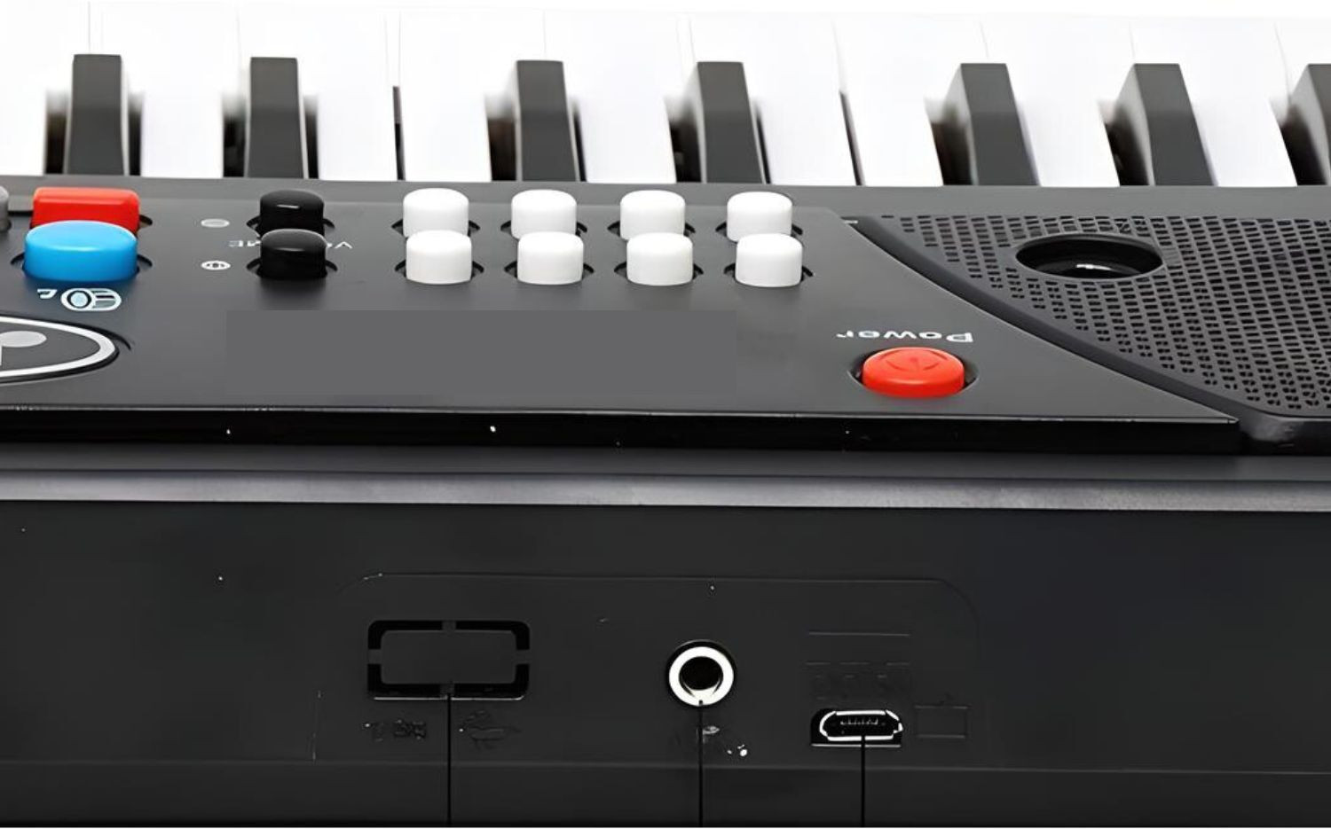 Image of MM toys Kids Piano with Mic 37 Key 8 Rhythm 8 Tones 6 Demos Portable Electronic Keyboard