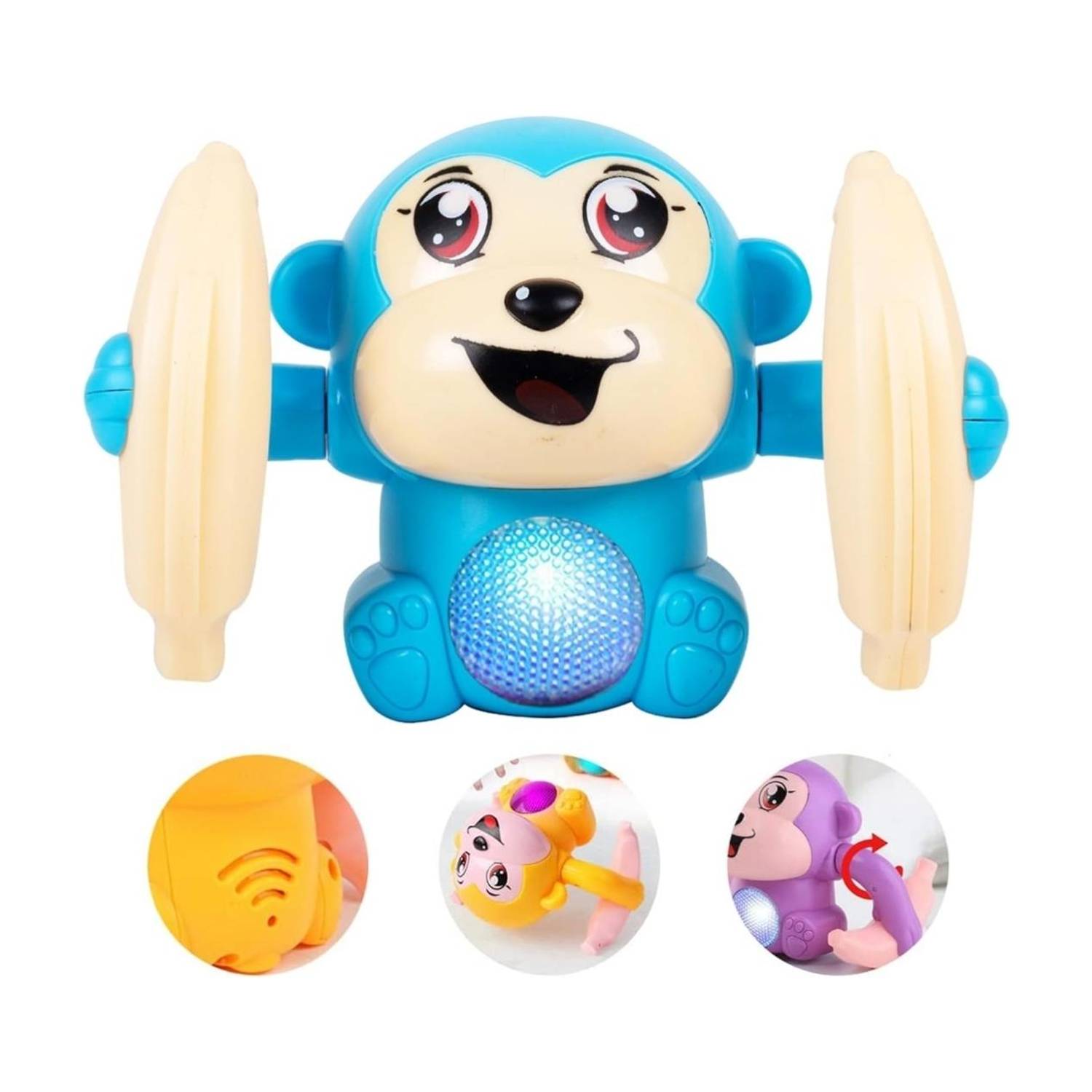 Caprisco Dancing Monkey Musical Toy for Kids Baby