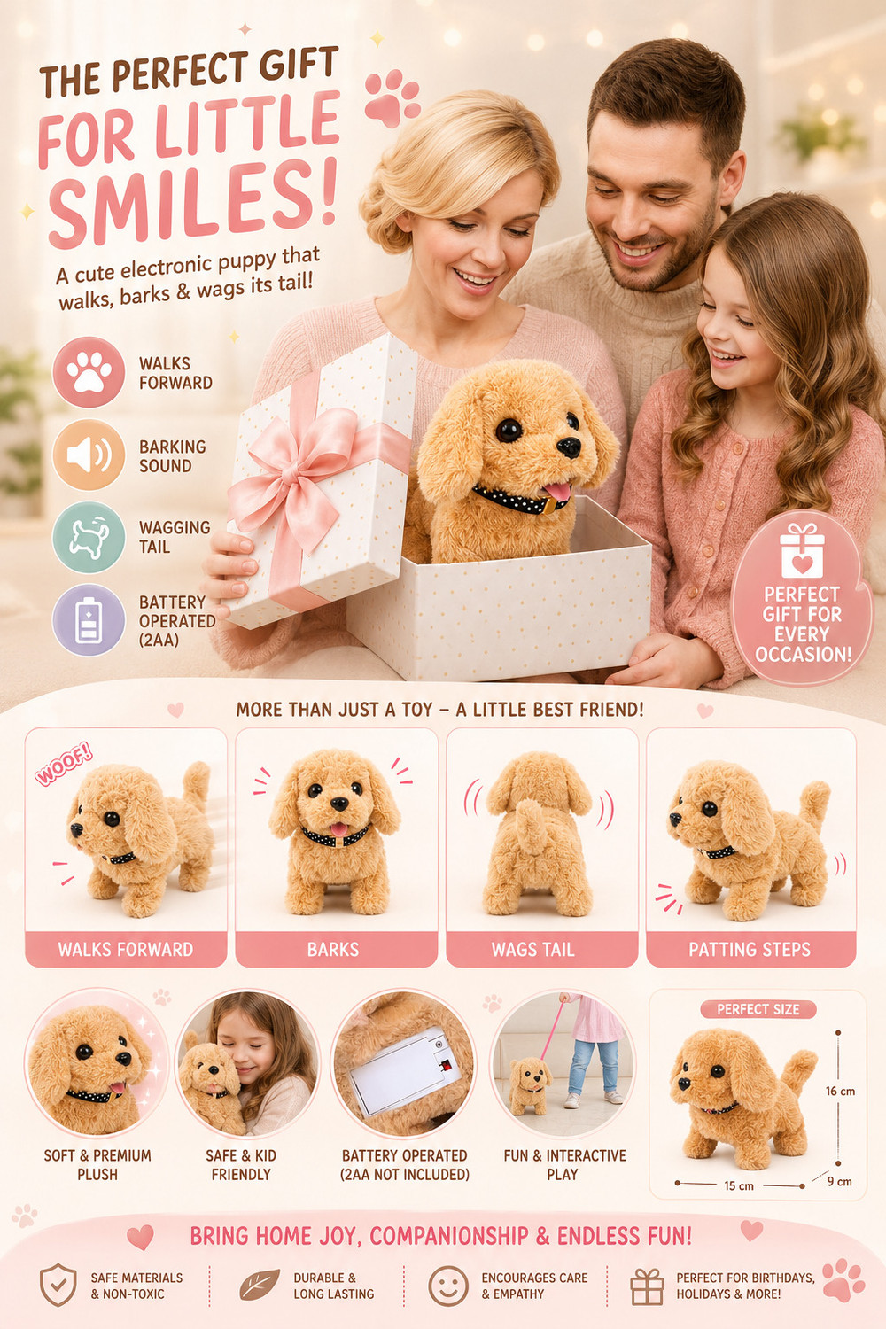 Image of WOKO Jumping, Walking and Barking Dog Toy
