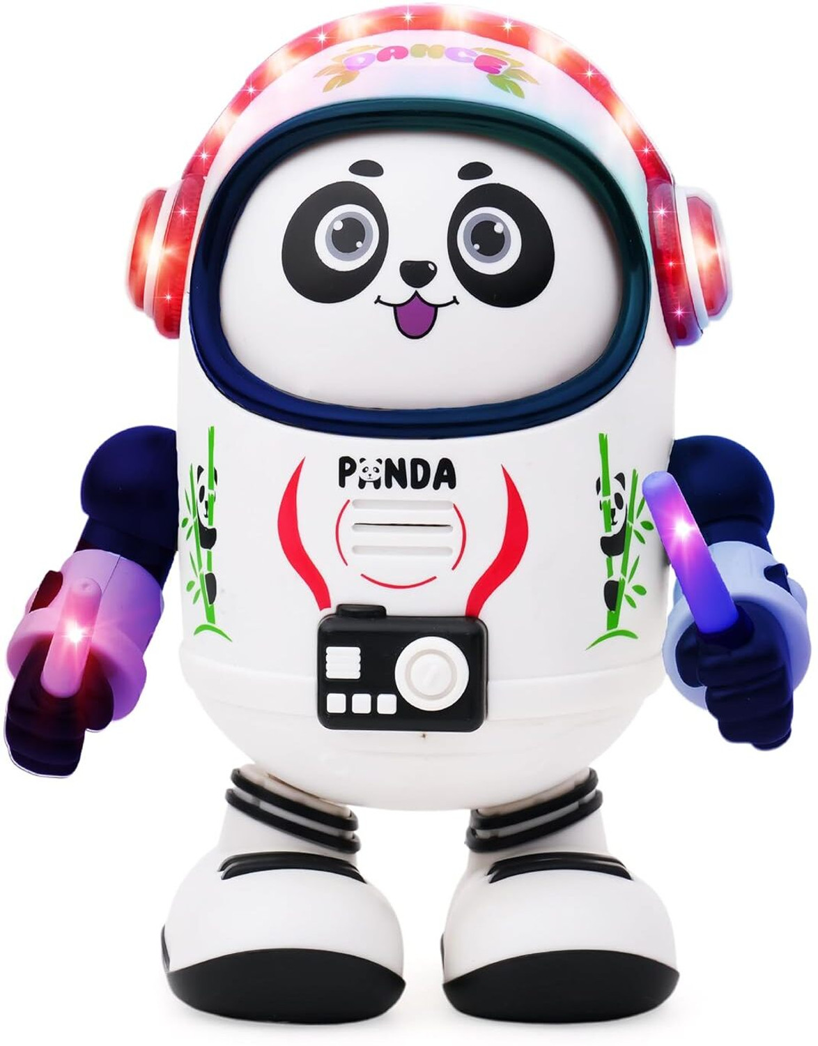 Image of mega shine Dancing Space Panda Toy with Vibrant Light Effect