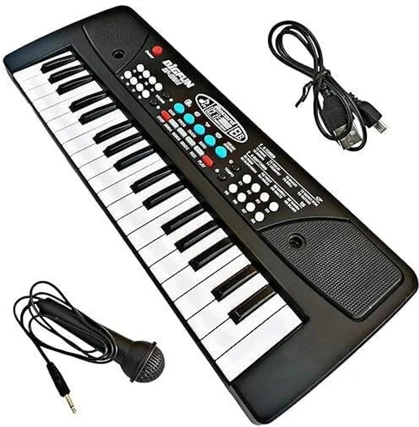 Image of Mogli Toys Kids Piano Keyboard with Microphone /37 Keys Kid Educational Musical Toys