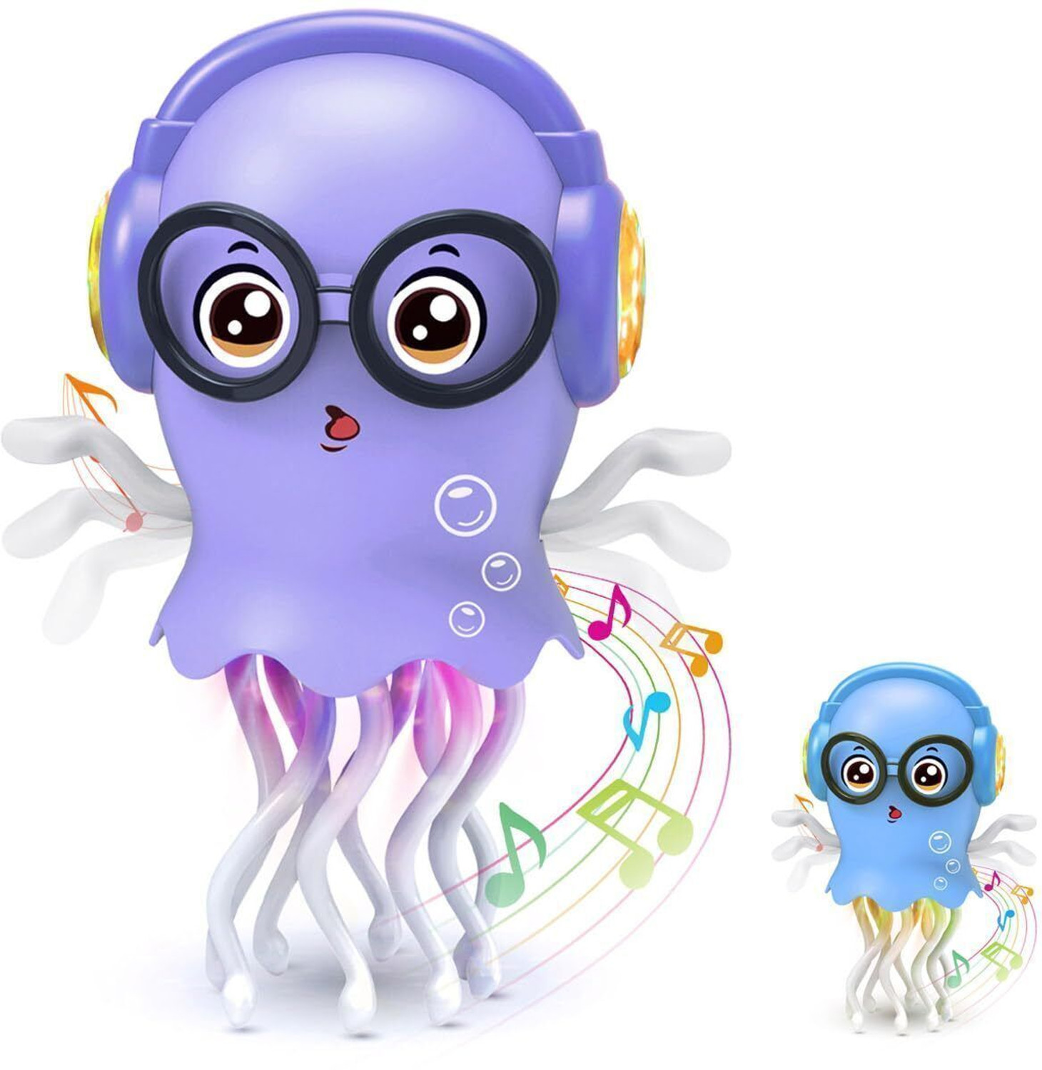 Image of Celvia Dancing Jellyfish Toy with Music & Movement | Bump and Go Toy for Kids