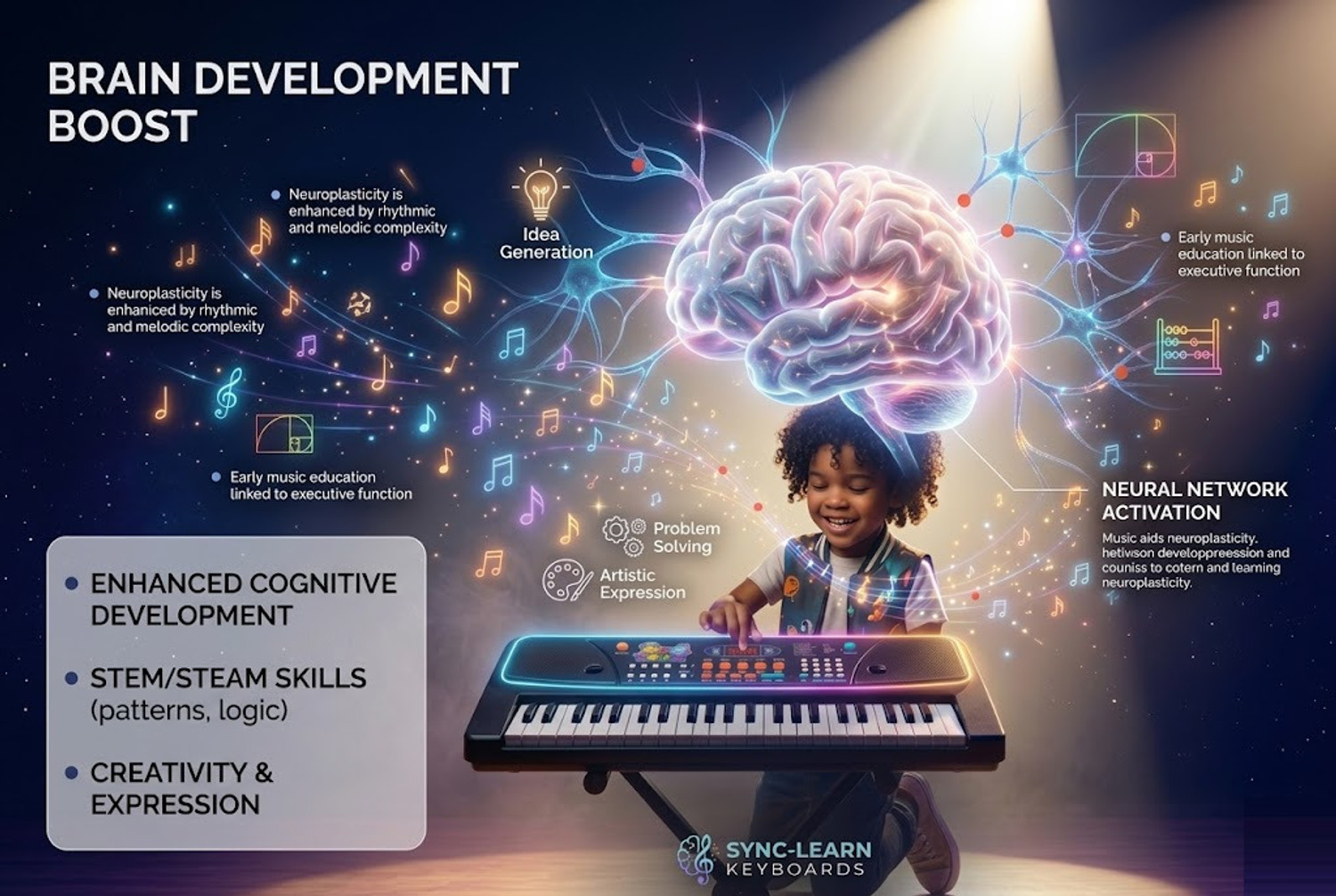 Image of KING TOYZ 37 Keys Piano Keyboard for Kids | Beginners with Mic & Recording Function