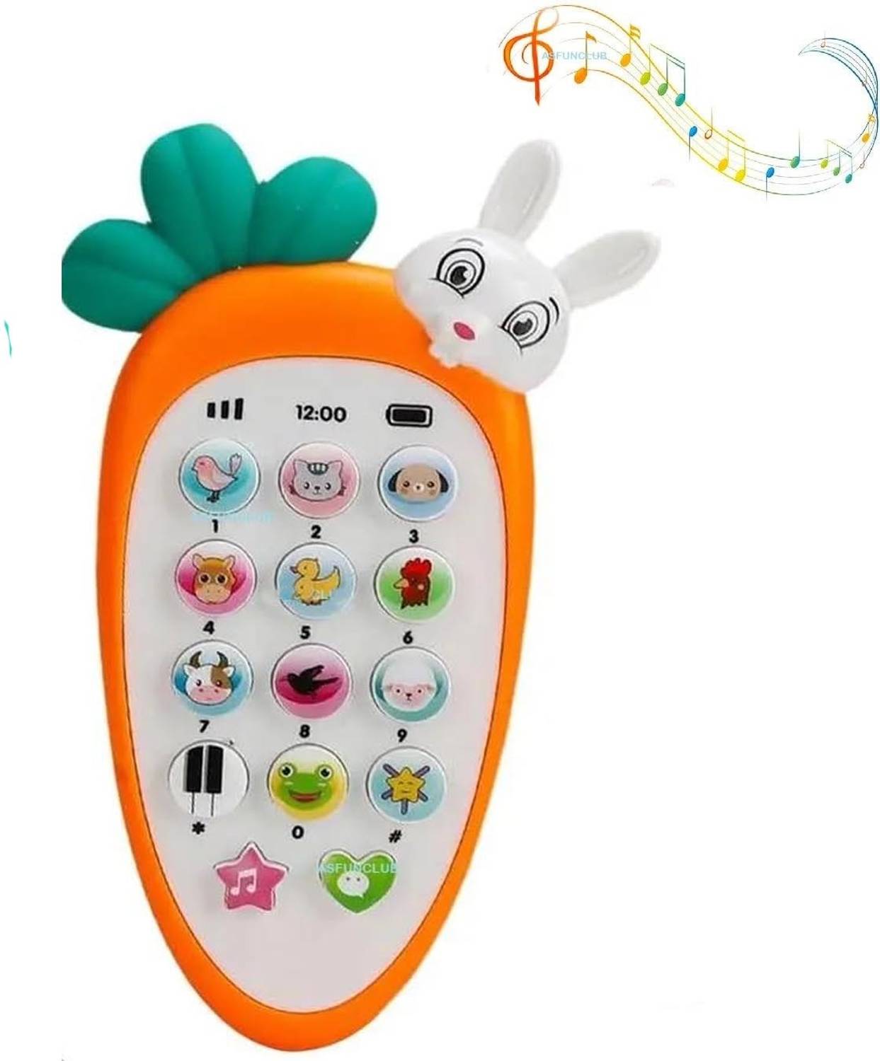 ARVANA Music effects,Animals Sounds,Lights Phone Musical Educational Toy for Toddler