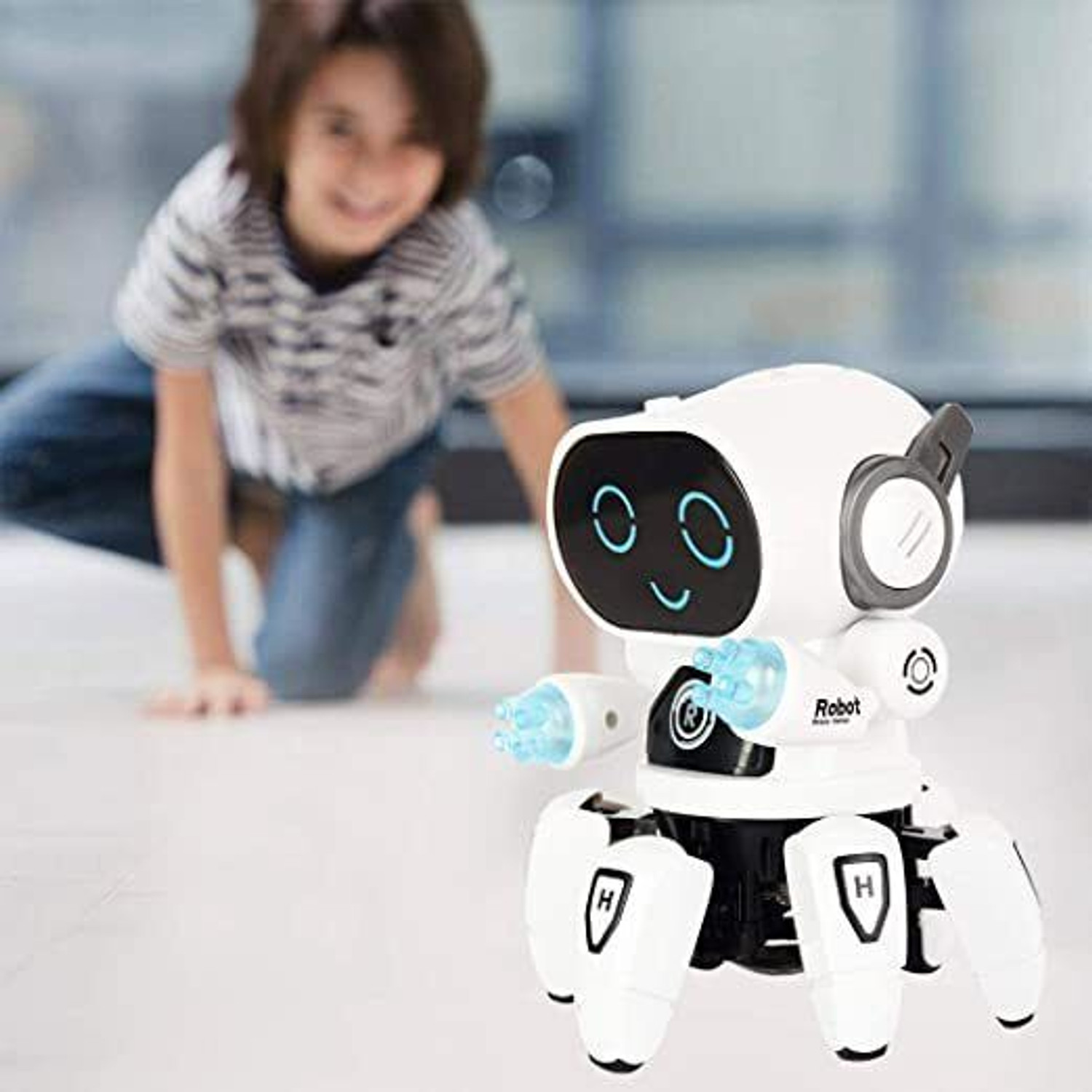 Image of Goyal's Octopus Style Dancing Bot Robot, Colorful Lights & Music, All Direction Movement