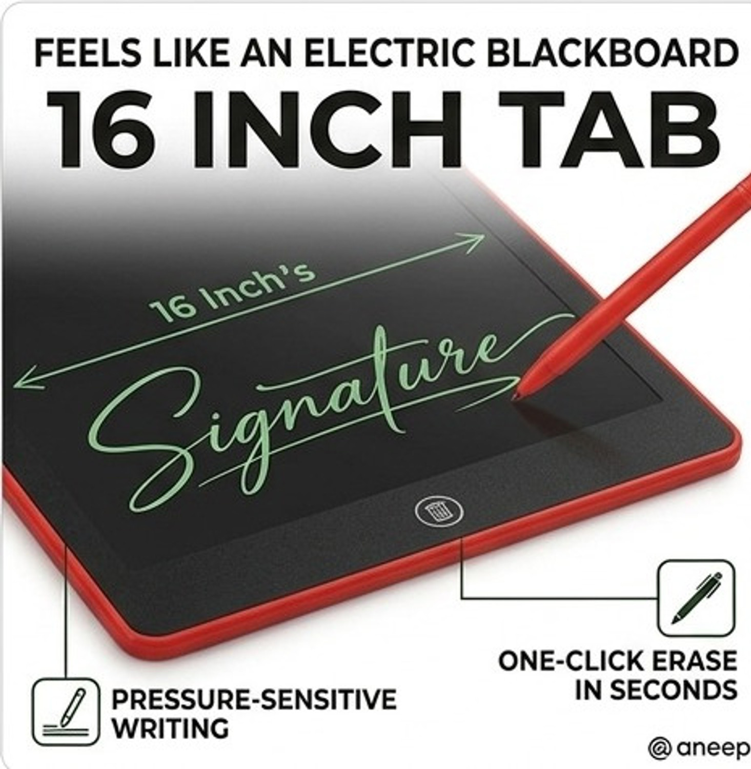 Image of weezly 16 inch LCD Writing Pad ,Writing Tablet