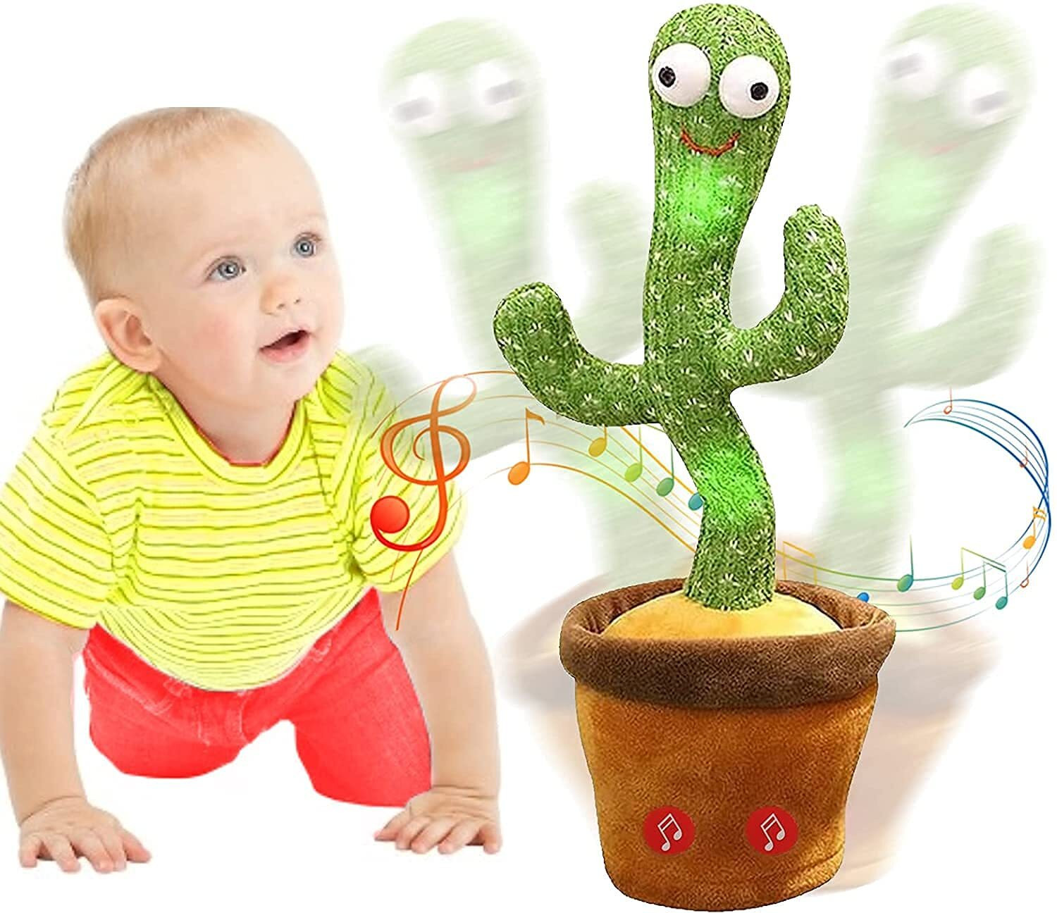 Image of KomalSG Animated Plush Talking Toy with Music and Dance Moves for Kids