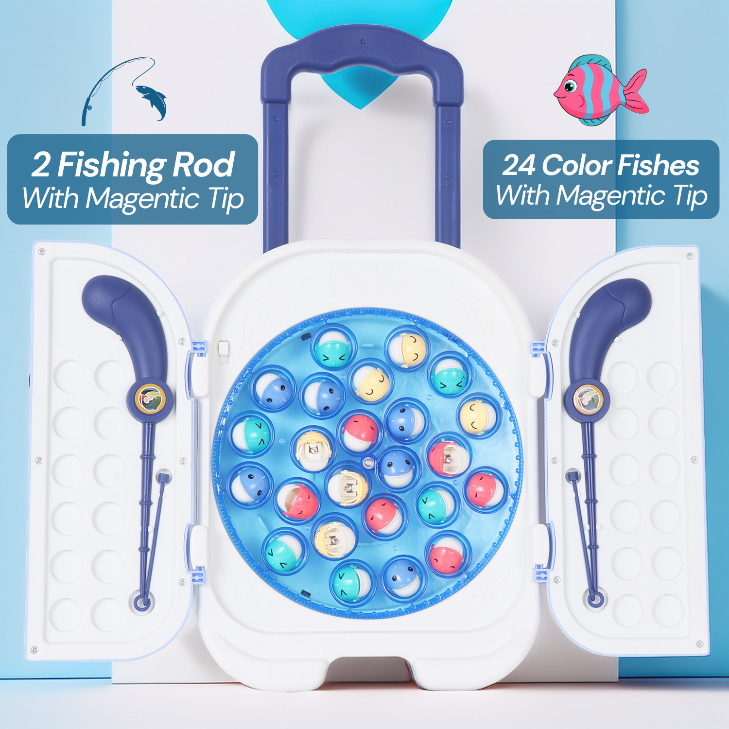 Image of frendo Funny Fishing Game For Kids | Lithium Battery | C-Type Charging | Made in India
