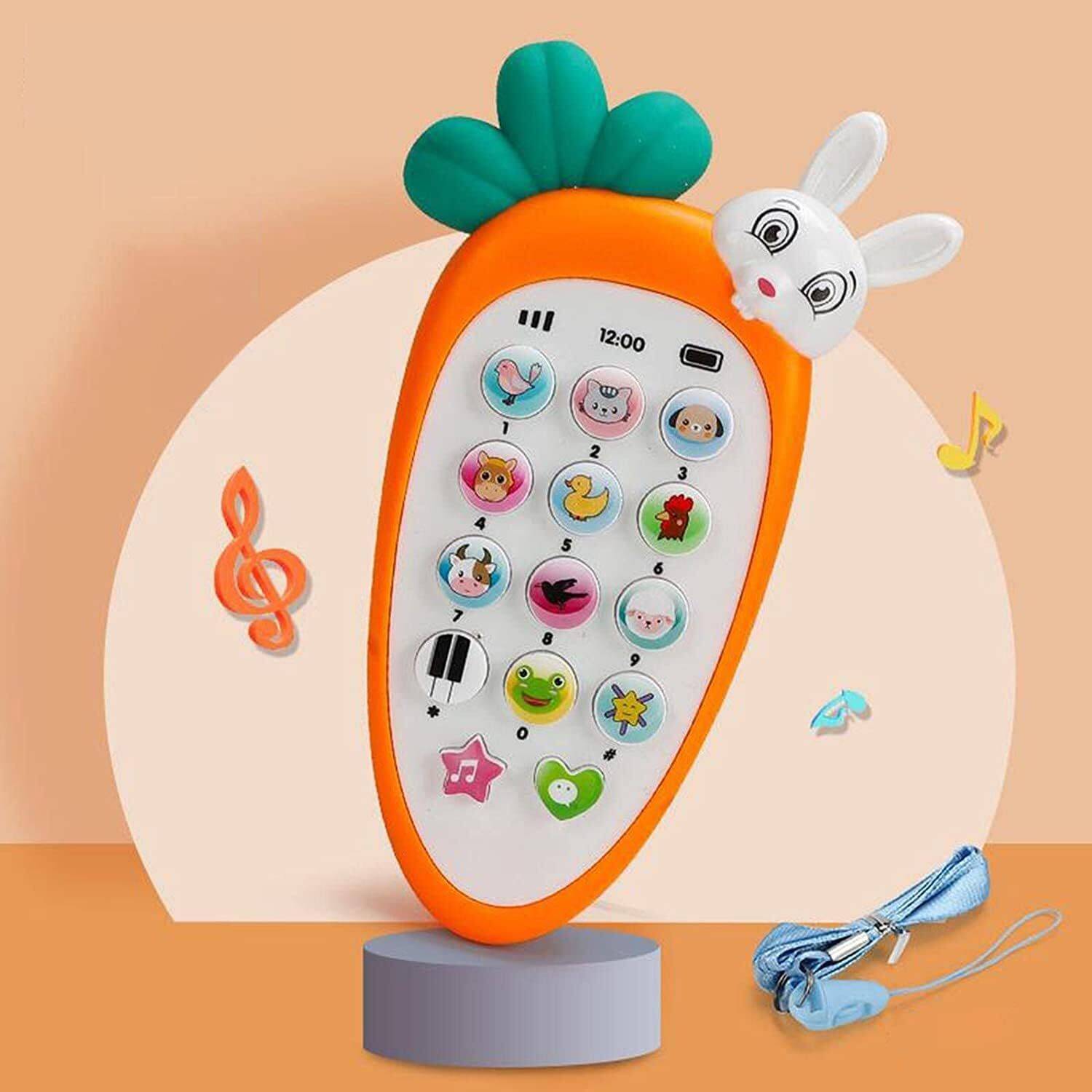 AKTOON TOYS New Rabbit Phone Smart Phone Cordless Feature Mobile Phone Toys