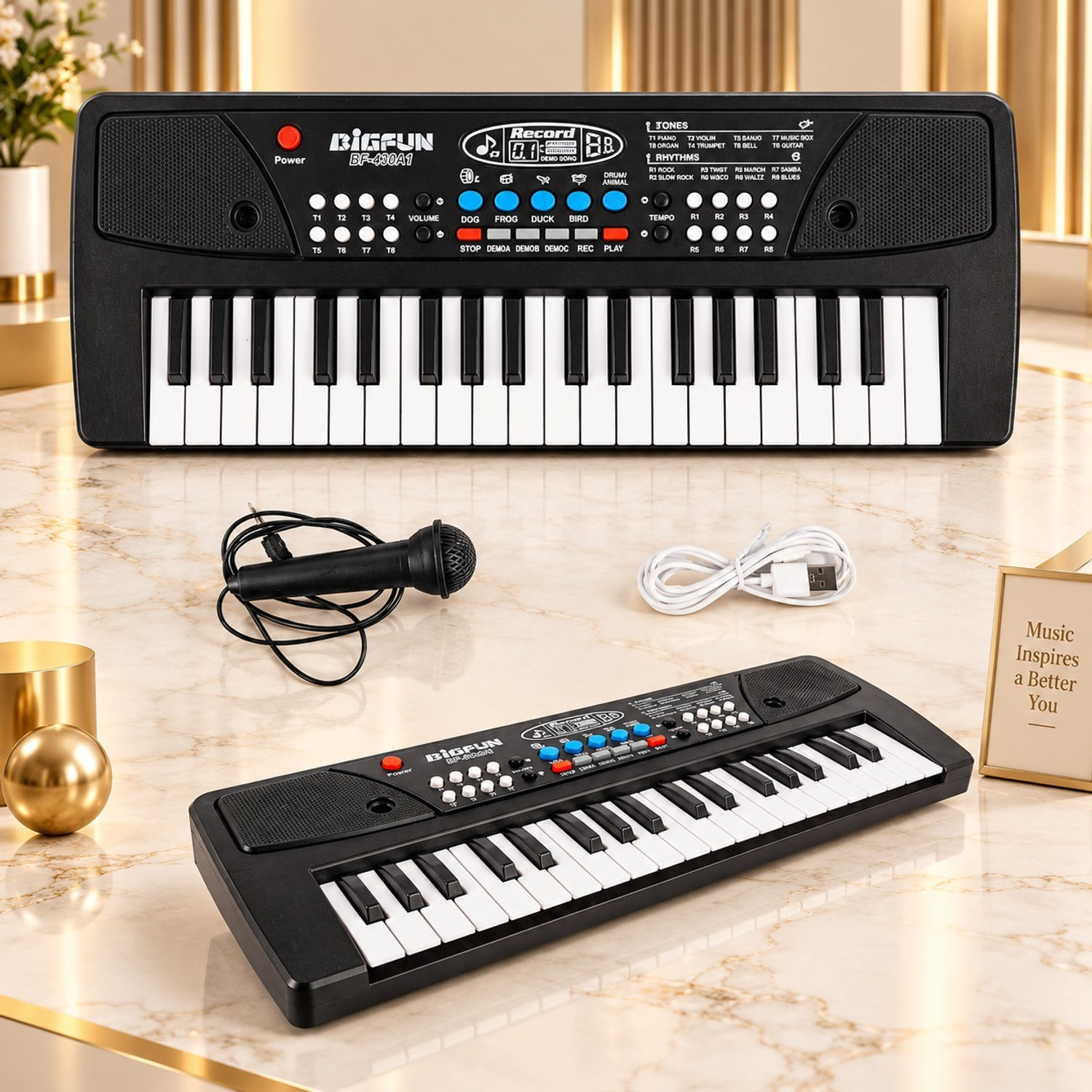 Image of Mini Magic 37 Keys Piano Keyboard for Kids Musical Instrument Gift Toys