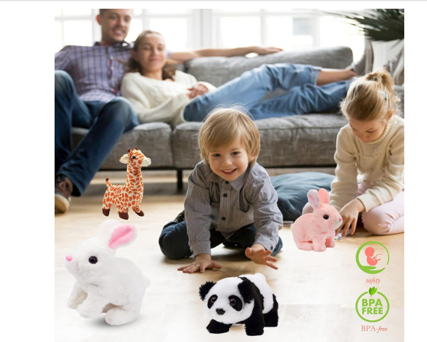 Image of MIKAGIGI Dancing Cactus Repeats Electronic Plush Toy with Lighting,Singing Cactus