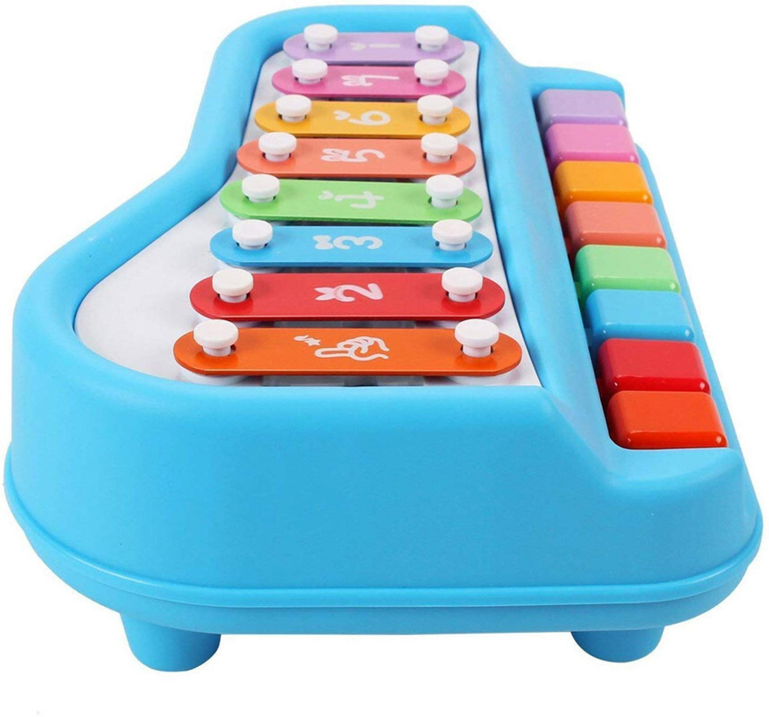 Image of Nafhotoz Premium 2in1 Xylophone Piano Musical Toy