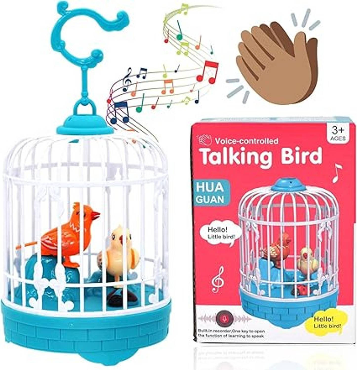 Tarak Talking Bird Toy for Kids | Interactive Toy & Repeat What You Said, Gift toys