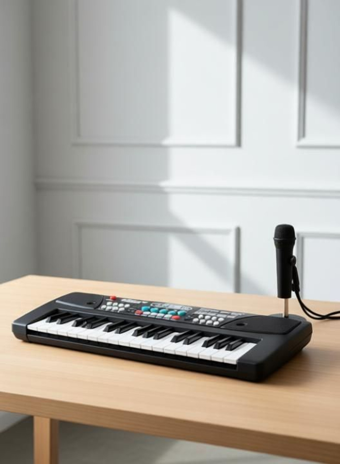 Image of Mogli Toys Kids Piano Keyboard with Microphone /37 Keys Kid Educational Musical Toys