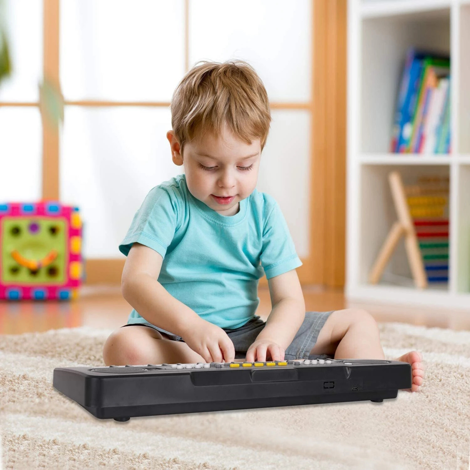 Image of Mogli Toys Kids Piano Keyboard with Microphone /37 Keys Kid Educational Musical Toys