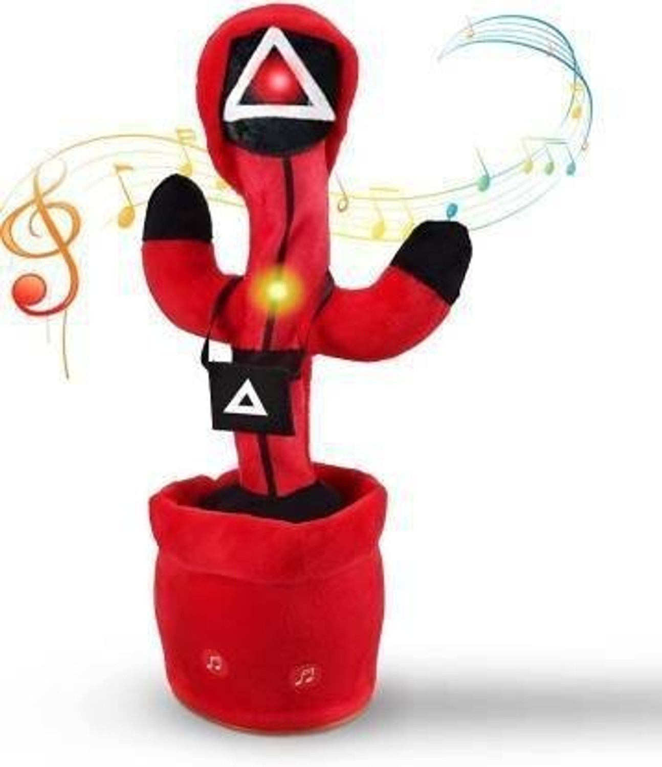 Image of BULLSTORM Dancing Cactus Toy Singing and Dancing Cactus Plush Toy Recording Cactus Toy Re