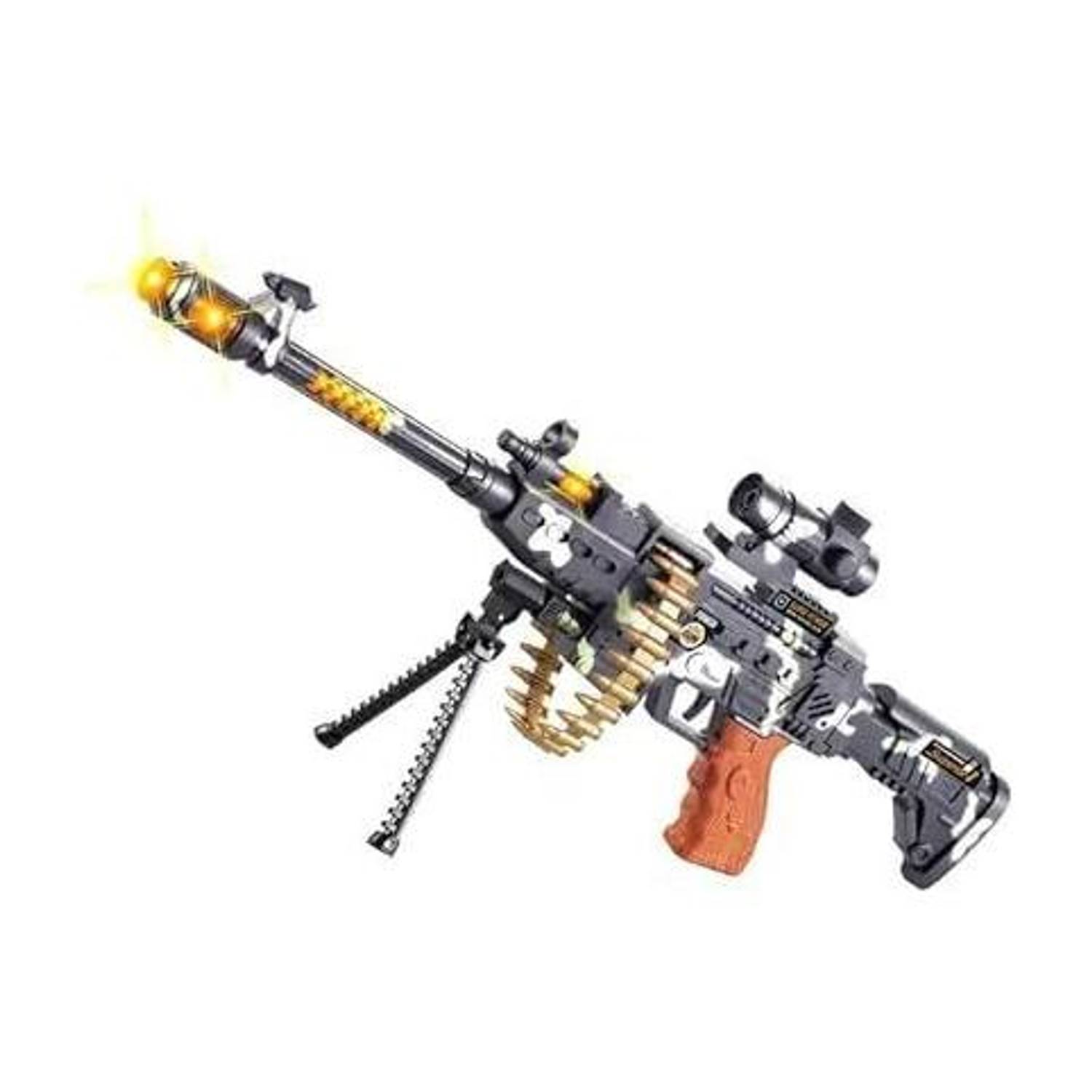 Adhira Toys Musical Army Style Toy Gun for Kids