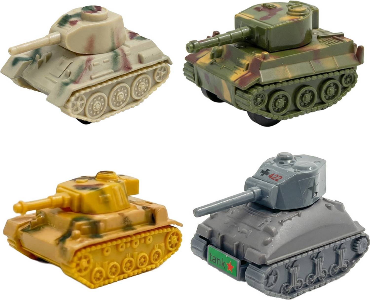 Joy Junction Mini Racer Battle Tank with 360° Rotating Turret