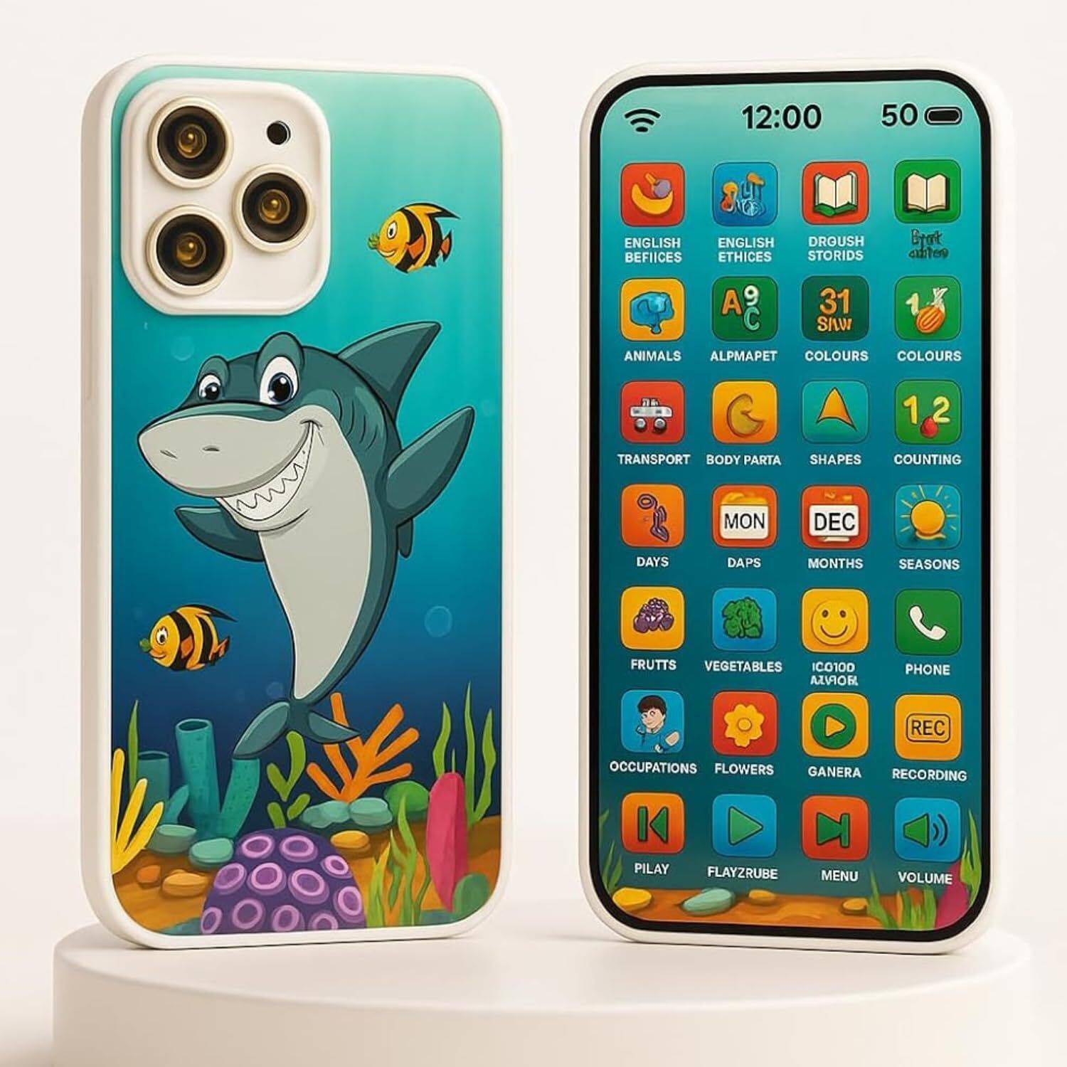 Arthdeep Kids Toy Smartphone with Sound Light Music and Learning Games