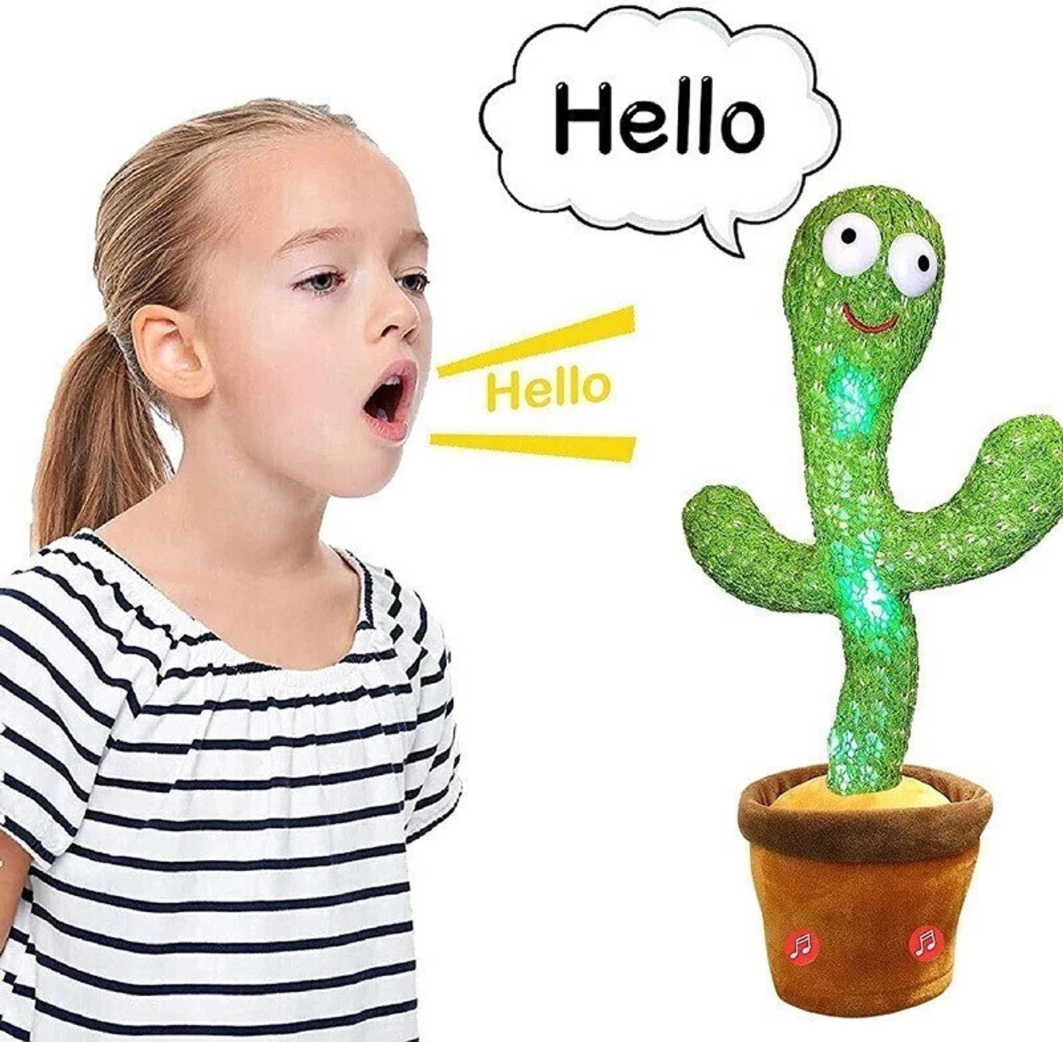 Image of SHRIBALAJITOYS Dancing Cactus Repeat, Repeat+Recording+Dance+Sing