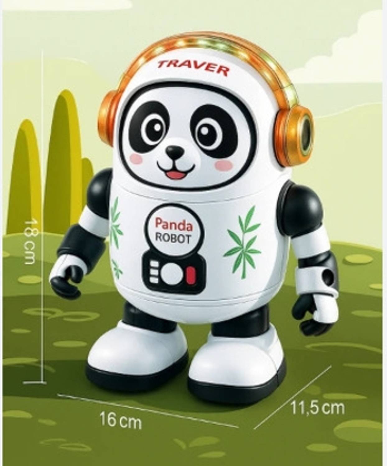 Intelligent Musical Robot Panda Toy for(IND*96743) Kids with