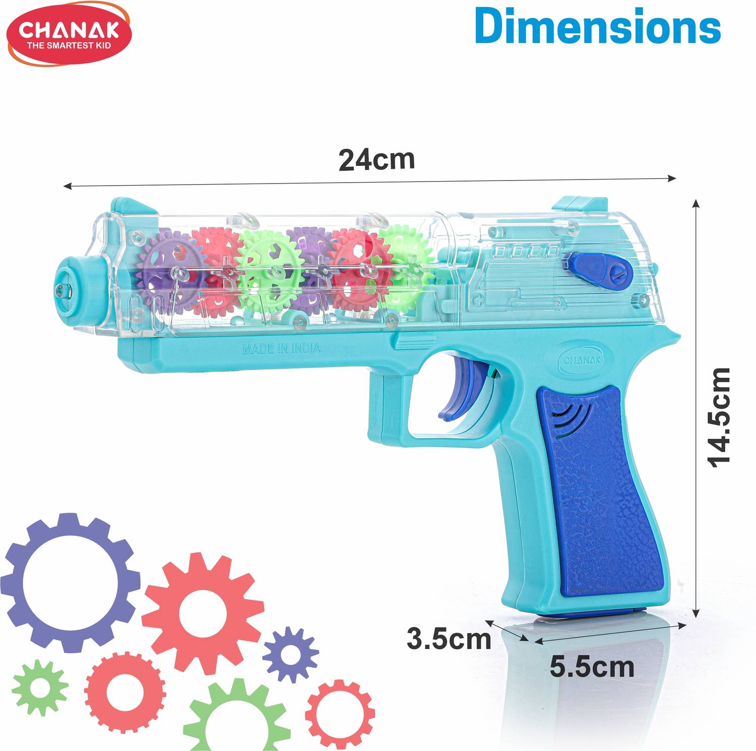 CHANAK Electric Gear Gun with Lights - Image 2