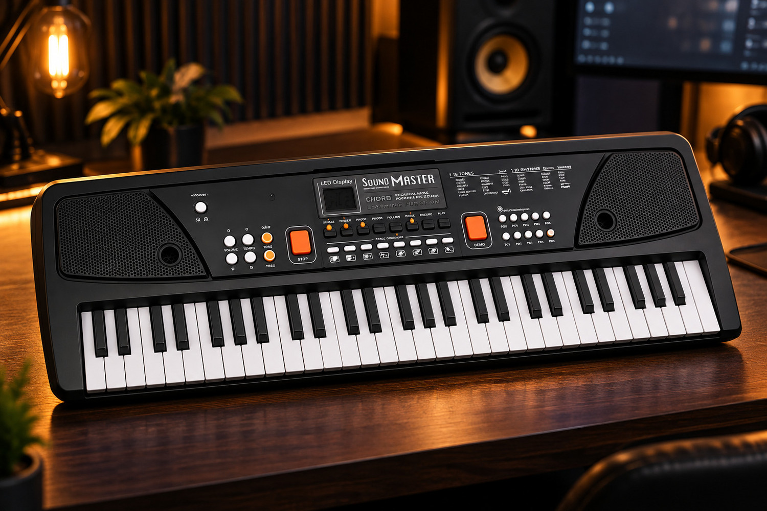 Image of Mini Magic Portable Electronic Keyboard - 61 Keys Keyboard for Professional-BF-01