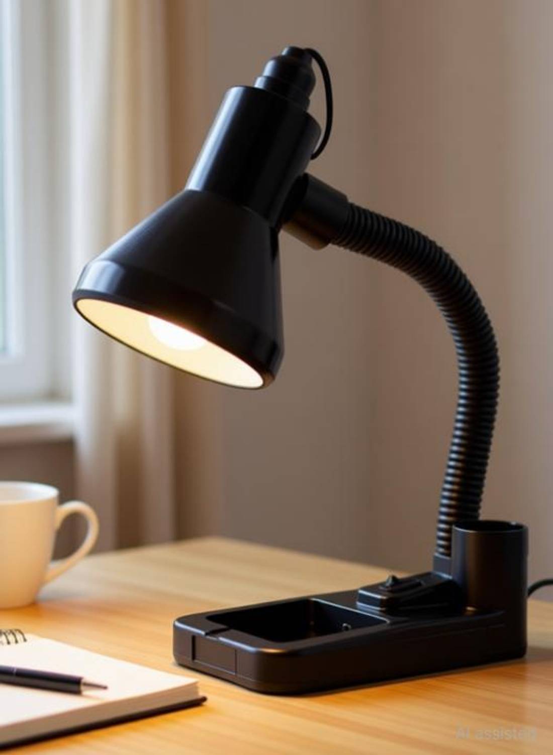 Allora Stylish Black Table Lamp