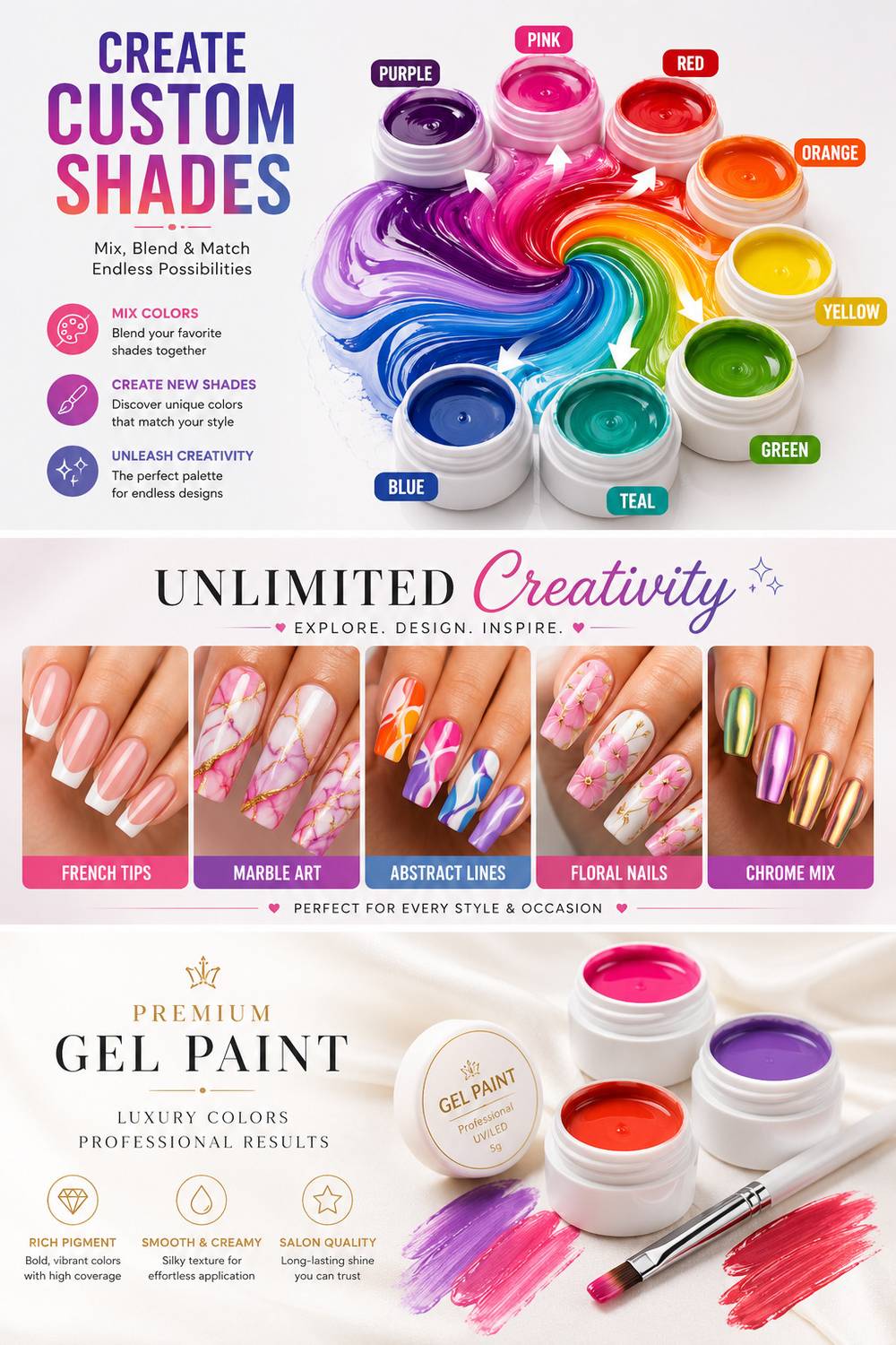 Adoere 36 Colors UV Gel Nail Kit - Image 5