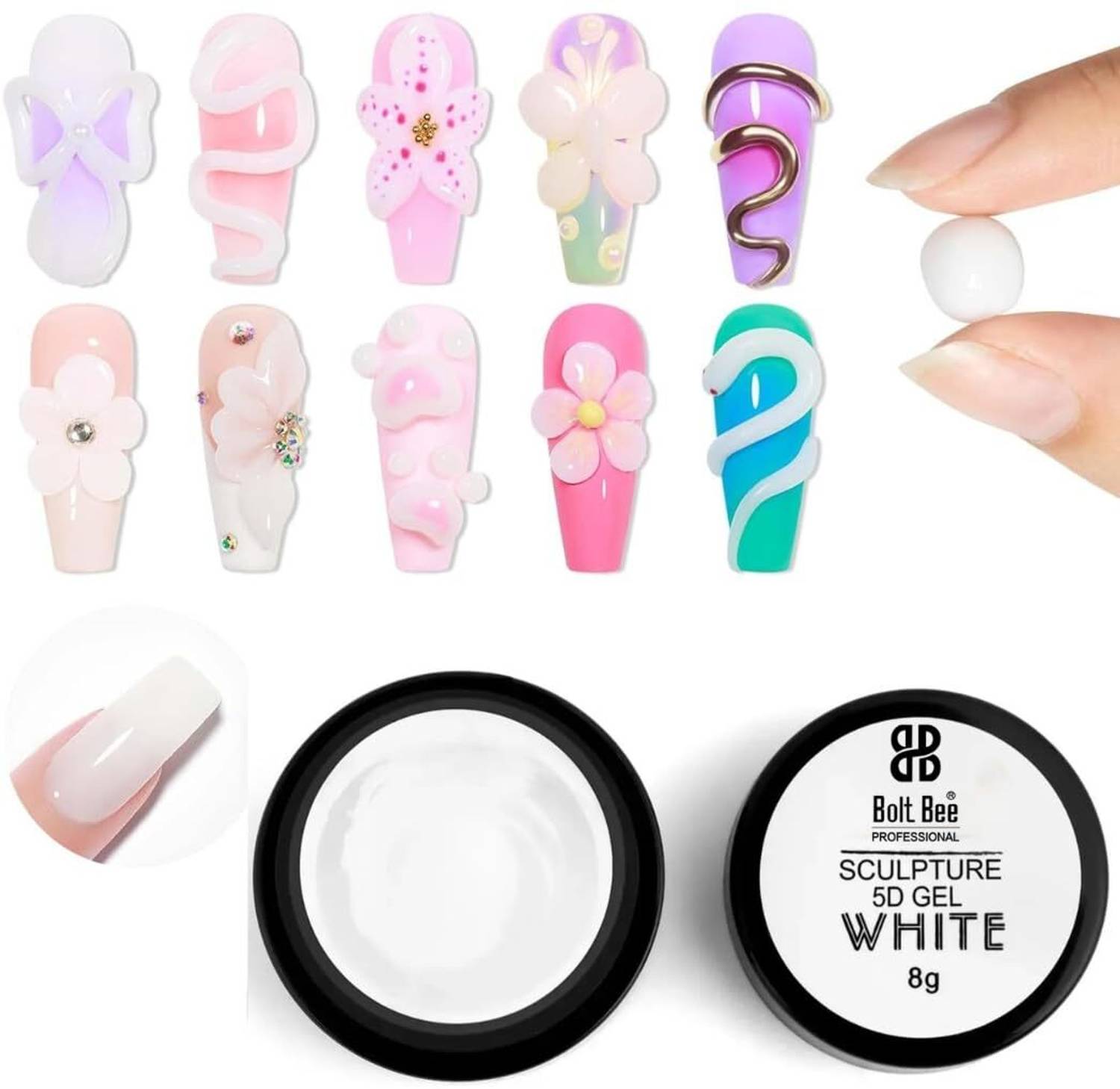BOLT BEE 5D Sculpting Gel for Nails 3D CARVING gEL