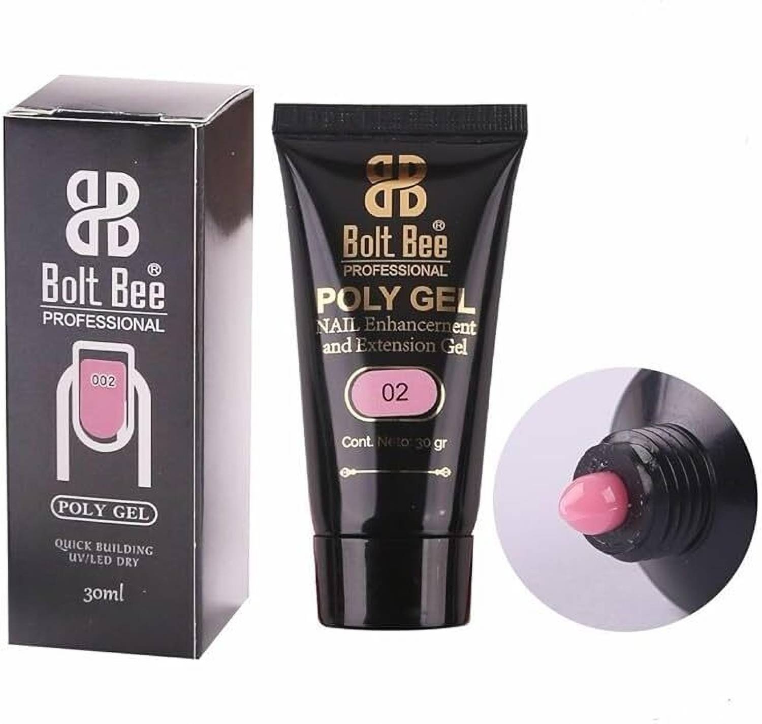 URBAN BOX 30ML Polygel Tubes For Nails Extensions Finger Nail Art, Manicure Acrylic GeL