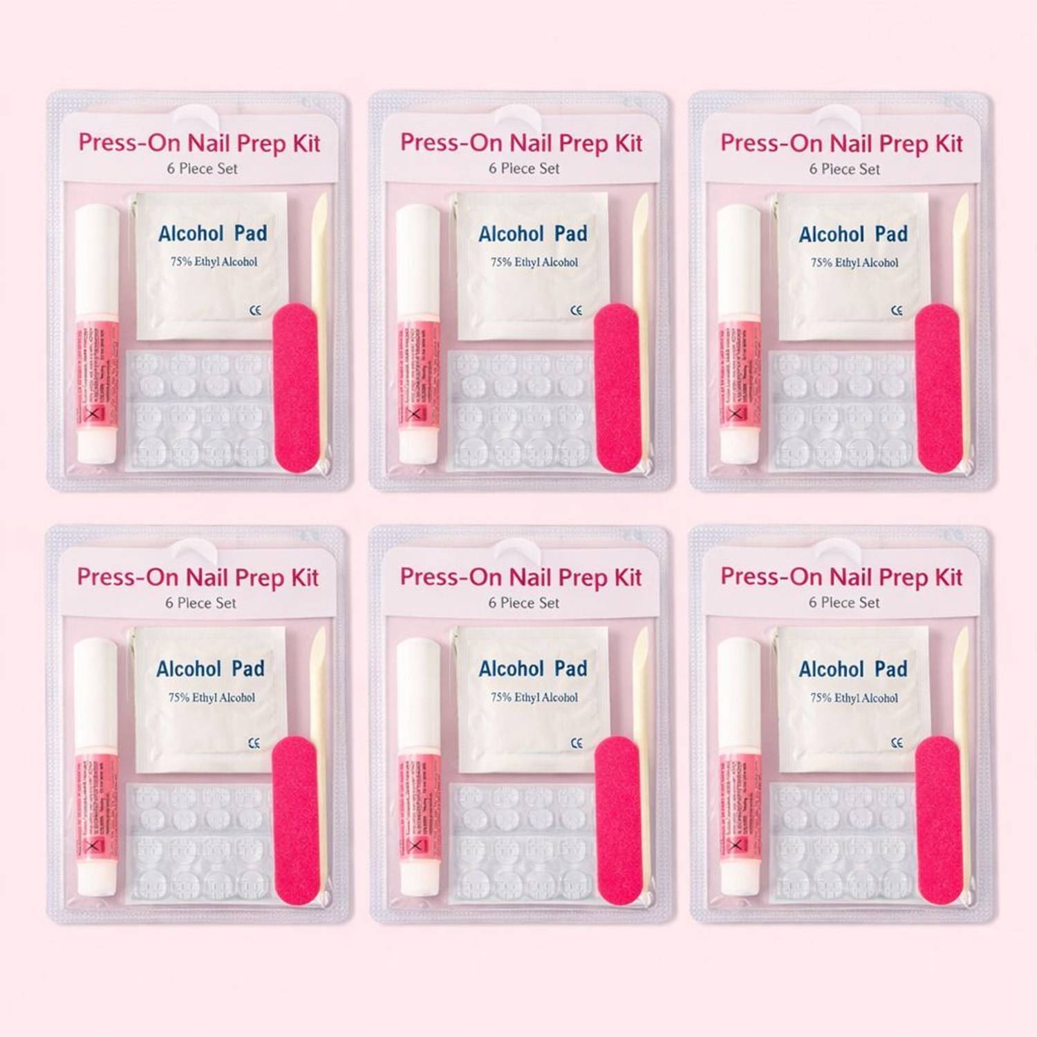 Adoere Press On Nail Kit with Nail Glue, Alcohol Pad, Cuticle Stick, Nail File