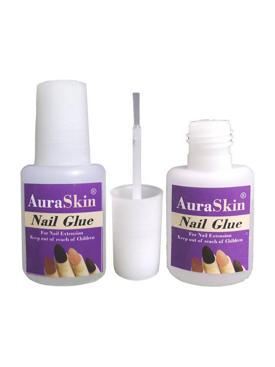 AuraSkin Suoer Strong Brush on Nail Glue 10ml for Acrylic Nails Fake Nails and Nail Art glue 1pcs