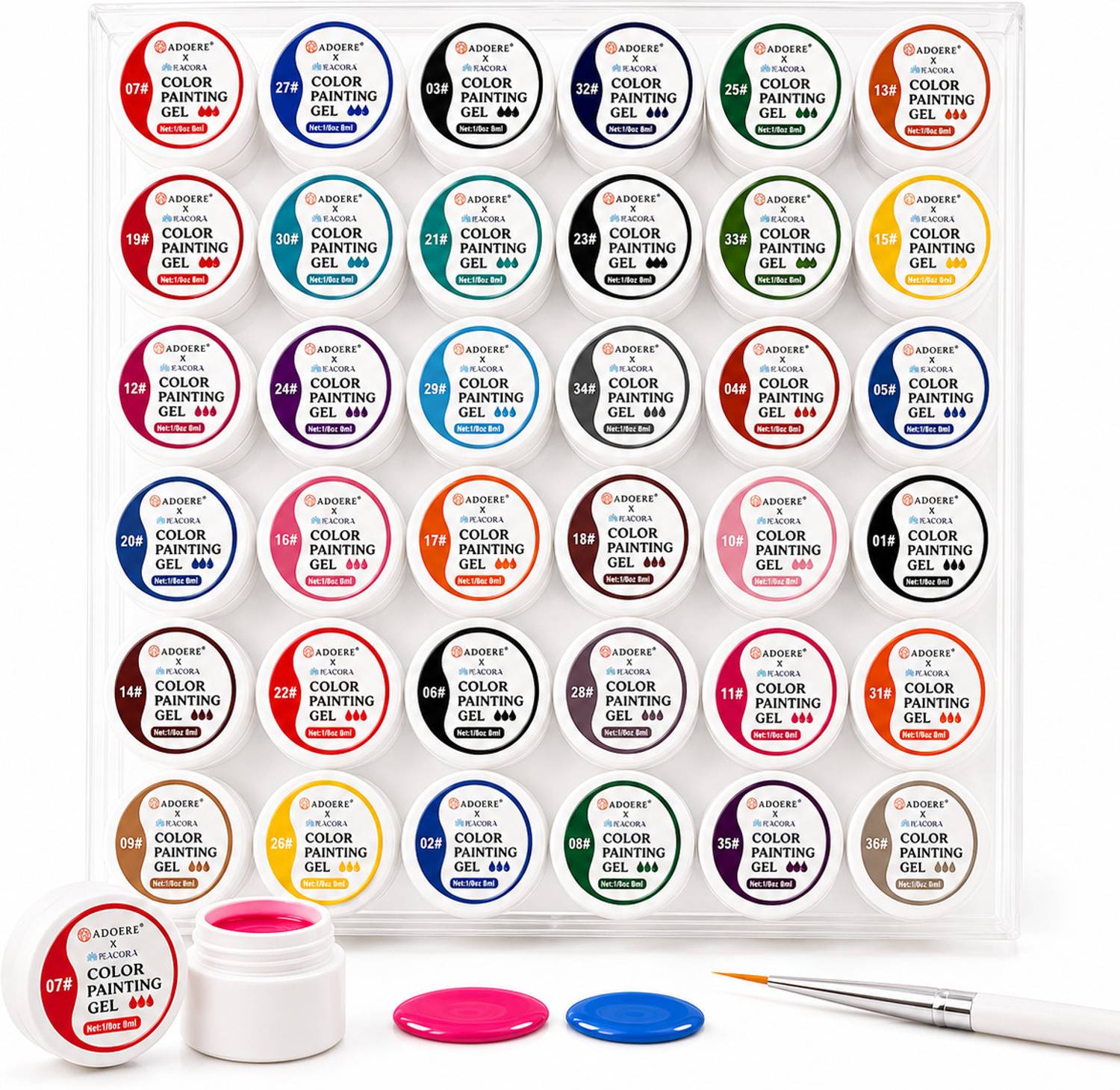 Adoere 36 Colors UV Gel Nail Kit - Image 1