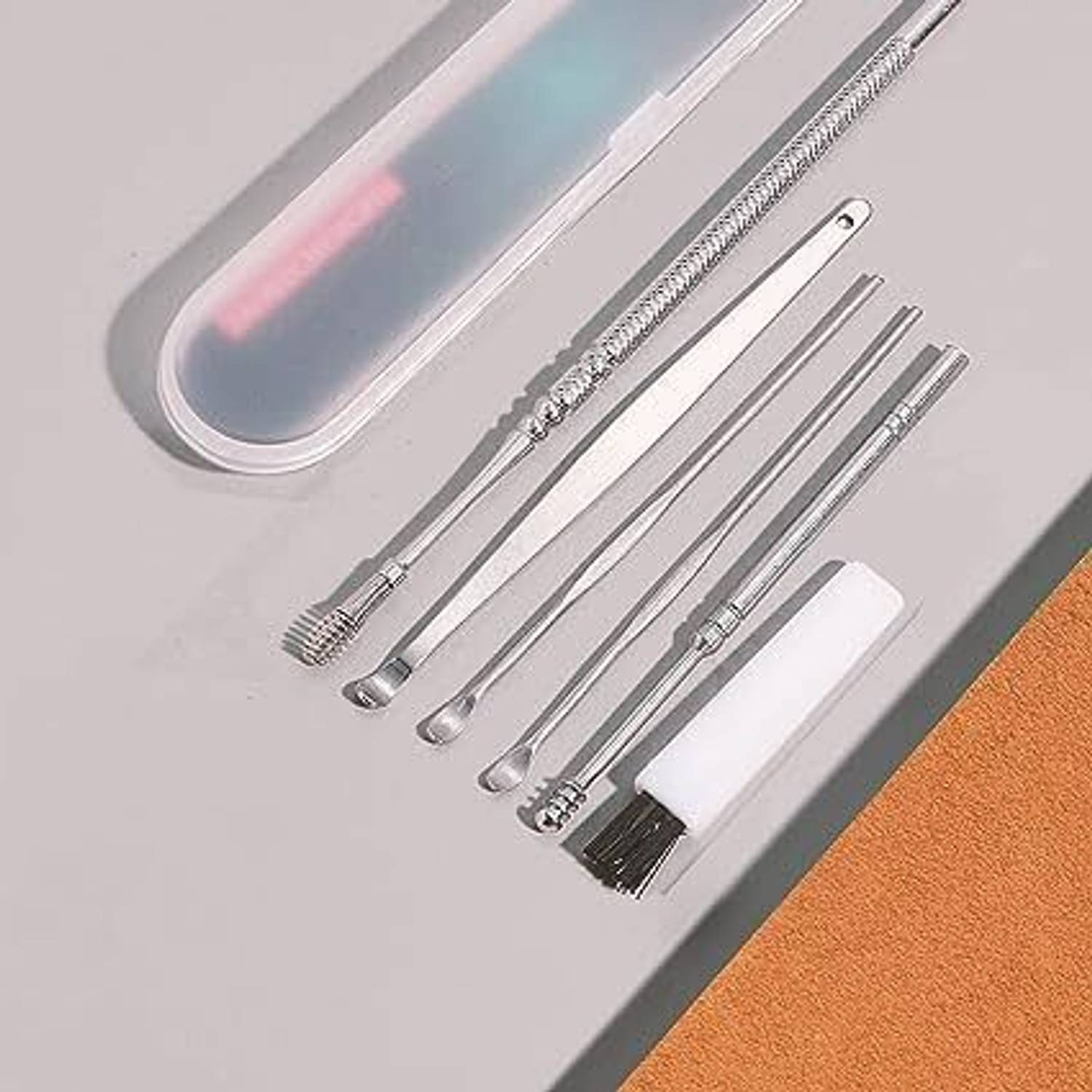 BEYKURY Ear Wax Cleaner Kit with a Storage Box | Ear Wax Picker for Baby and Adults