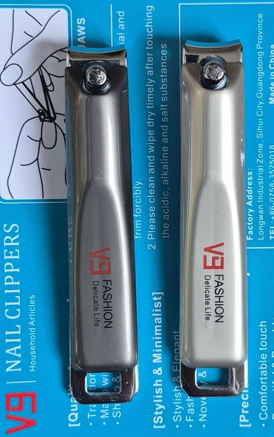 Image of DRISYAM Heavy duty stainless steel Nail clipper pack of 2