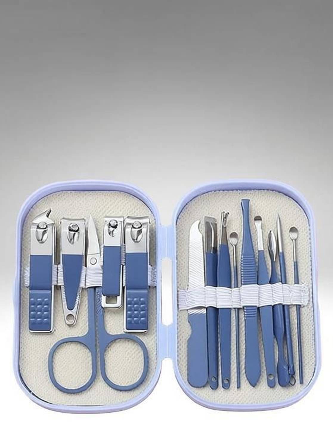 Aurexon Stainless Steel 14 in 1 Nail Clipper Set Manicure Pliers Ear Spoon Needle