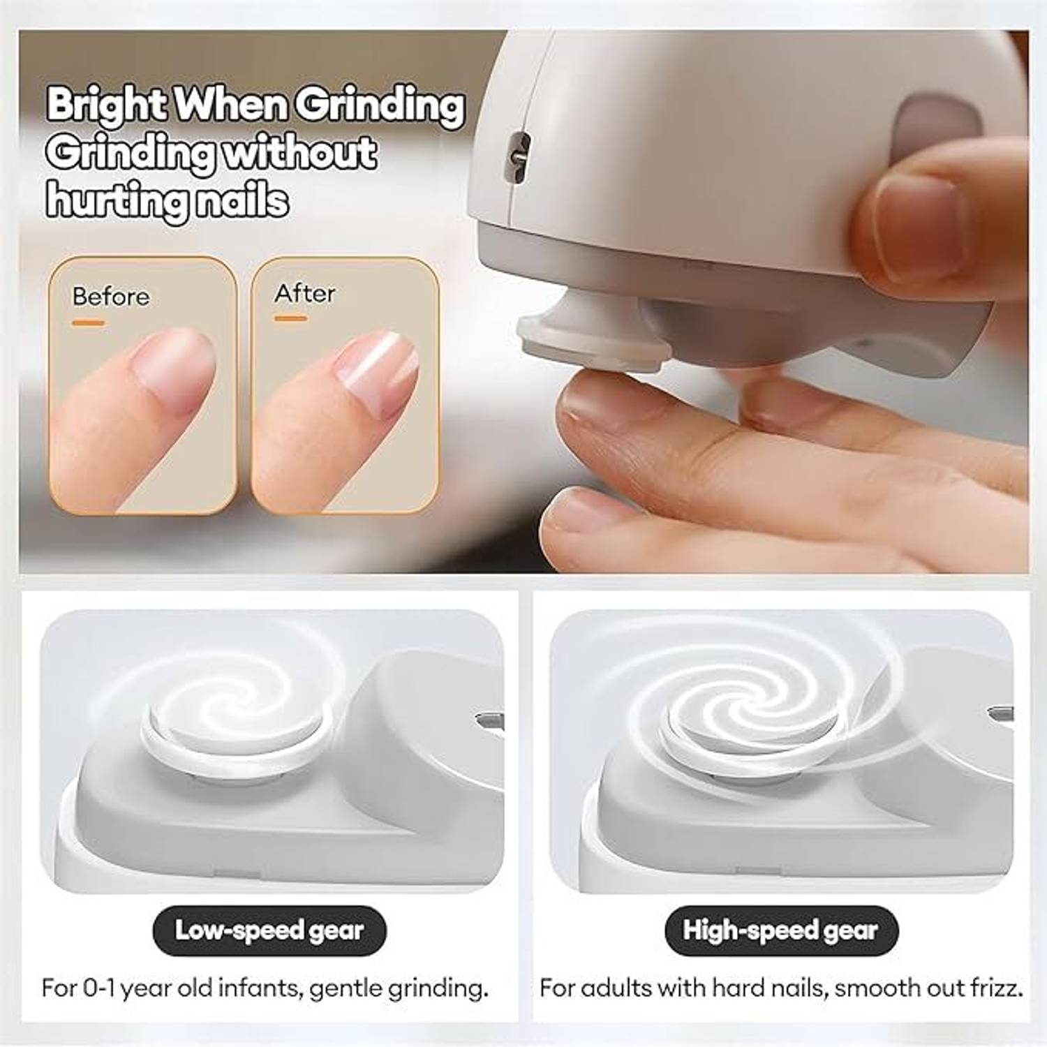 zimingsales Baby Electric Nail Clipper - Image 3